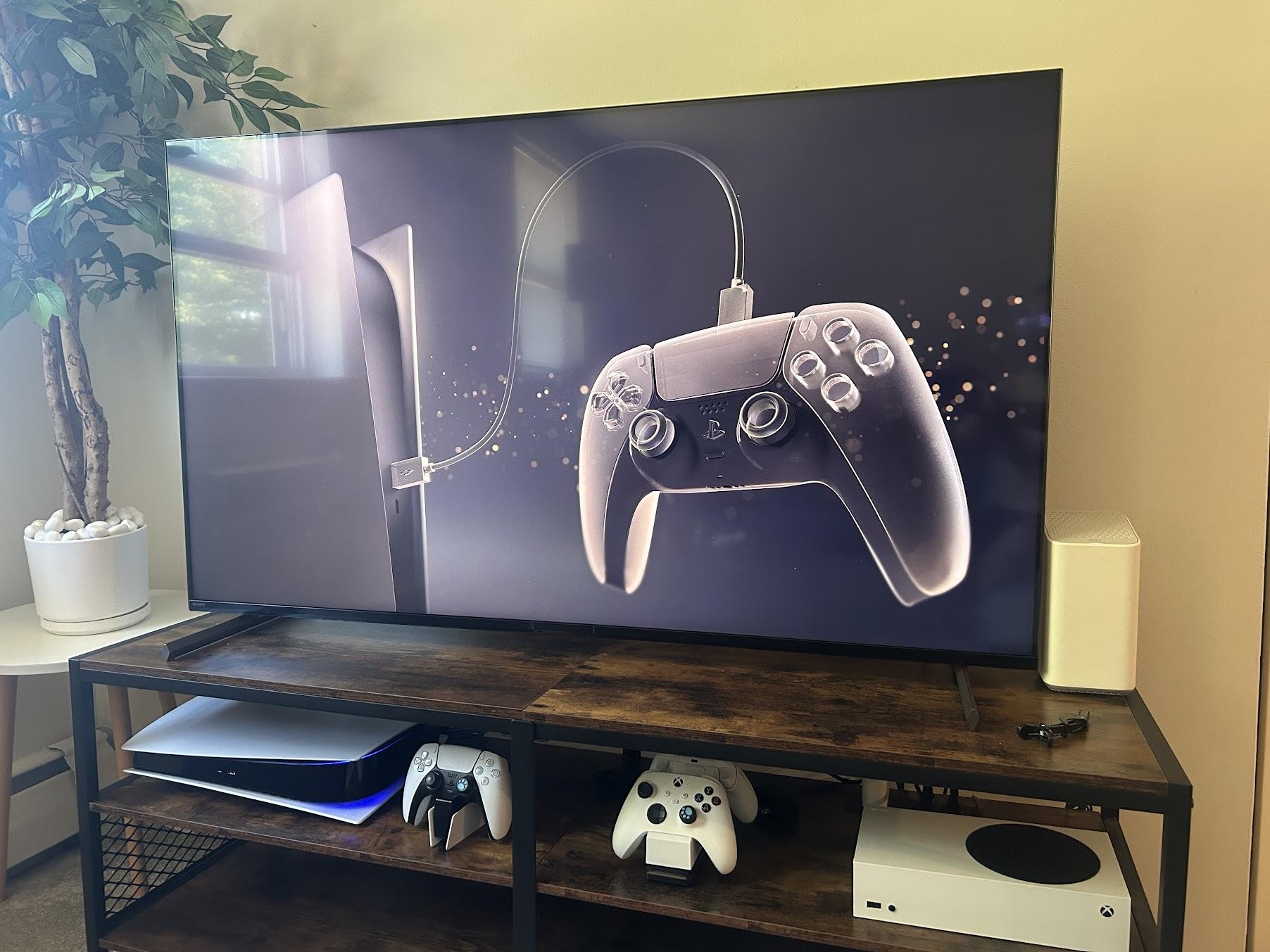 PS5 Digital Edition + Sabrent 1TB Rocket Plus 4 SSD Extra Storage + 2 Controllers + Charging station