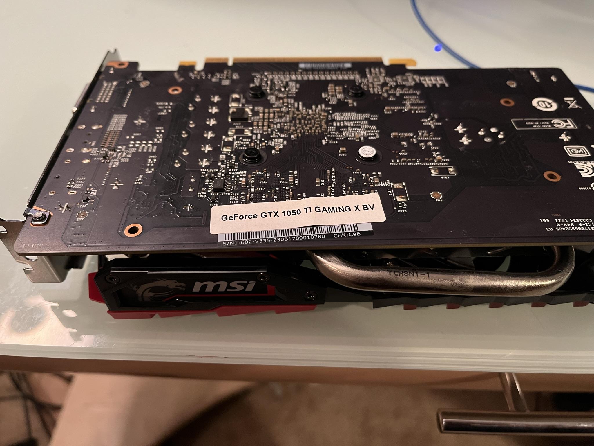 Msi GeForce 1050ti 4gb