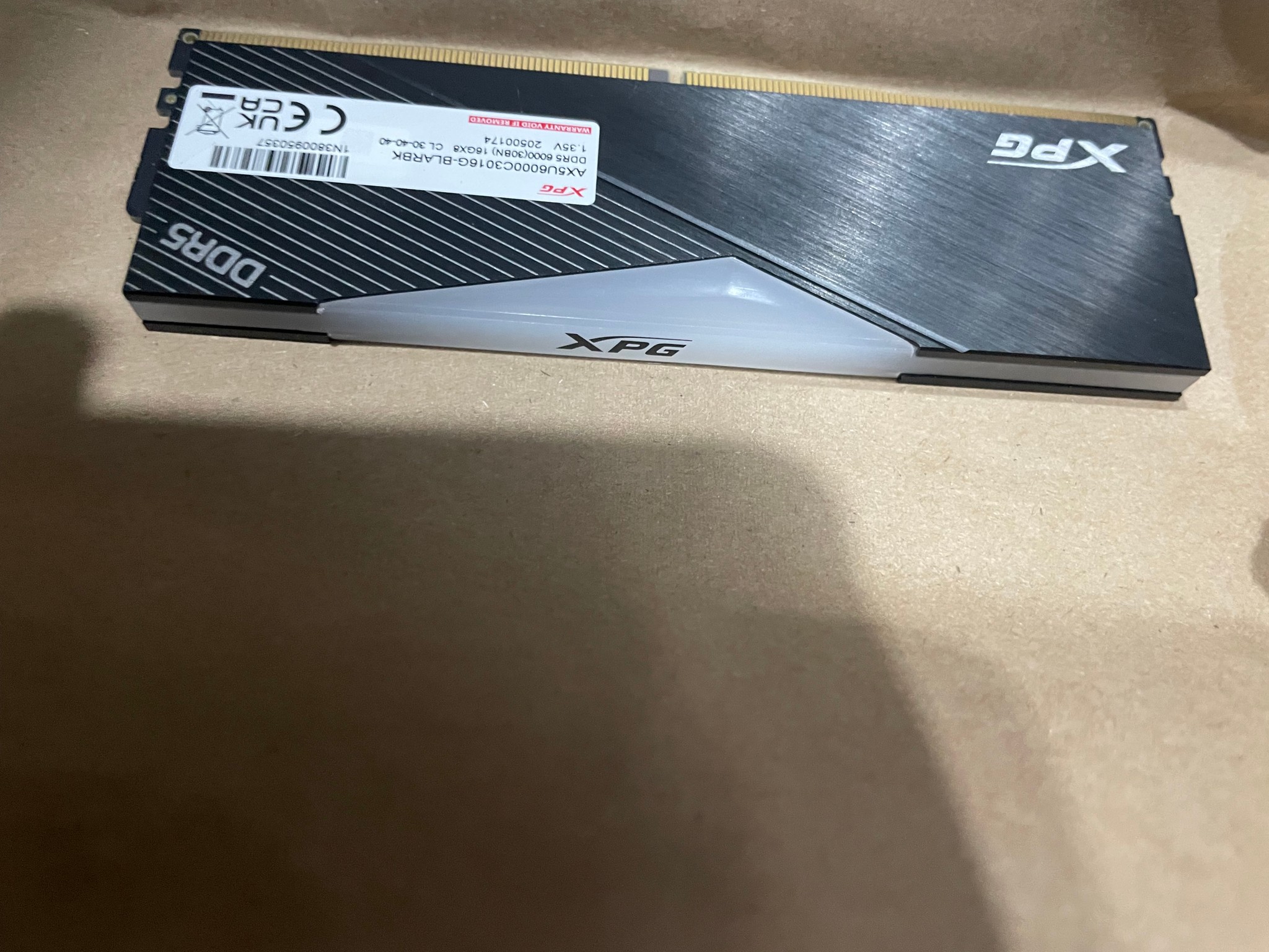 XPG LANCER RGB DDR5 32GB (2x16GB) 6000 MHz