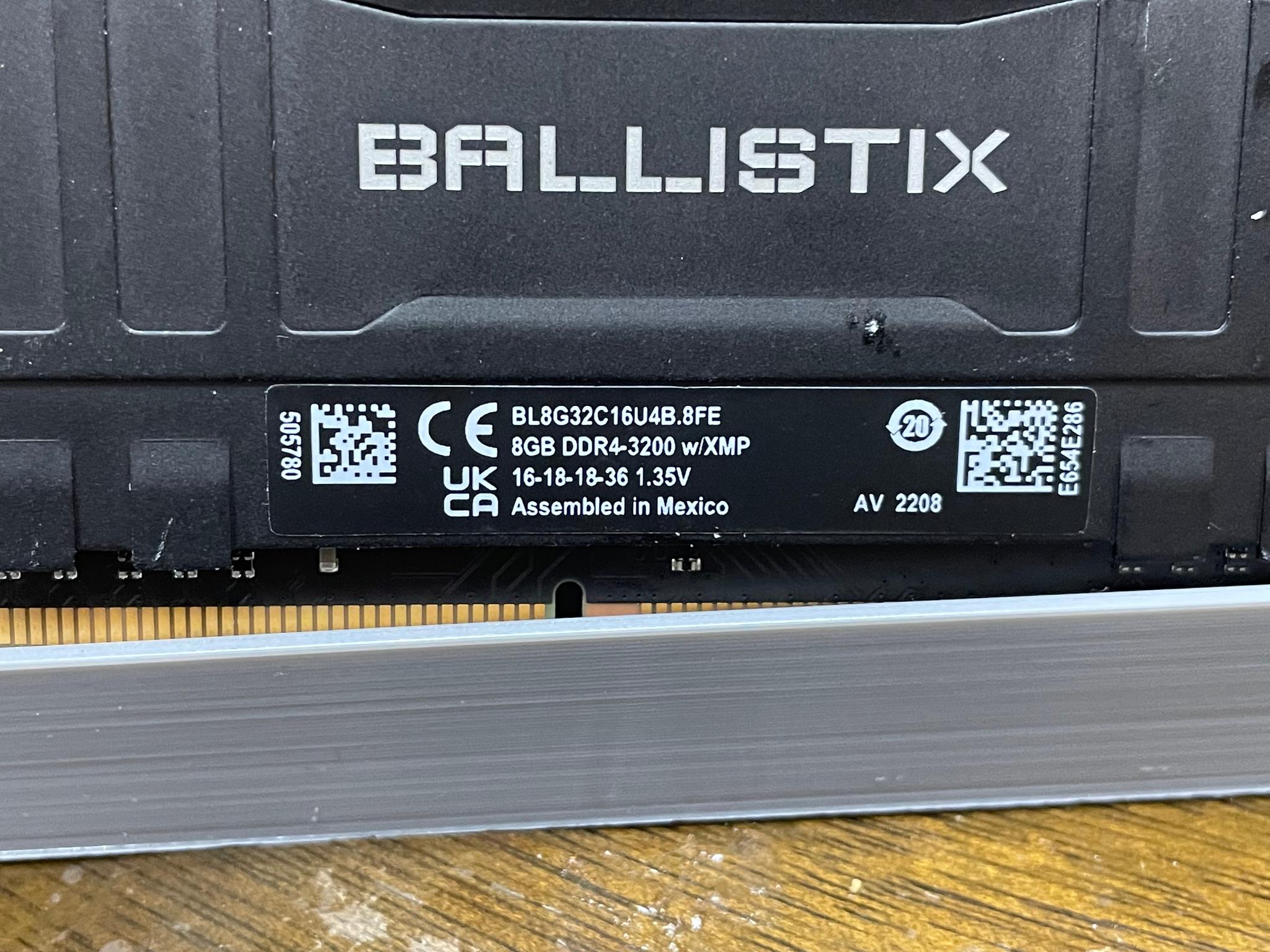 Crucial Ballistix 16GB DDR4-3600 (2x8GB) - Image 2