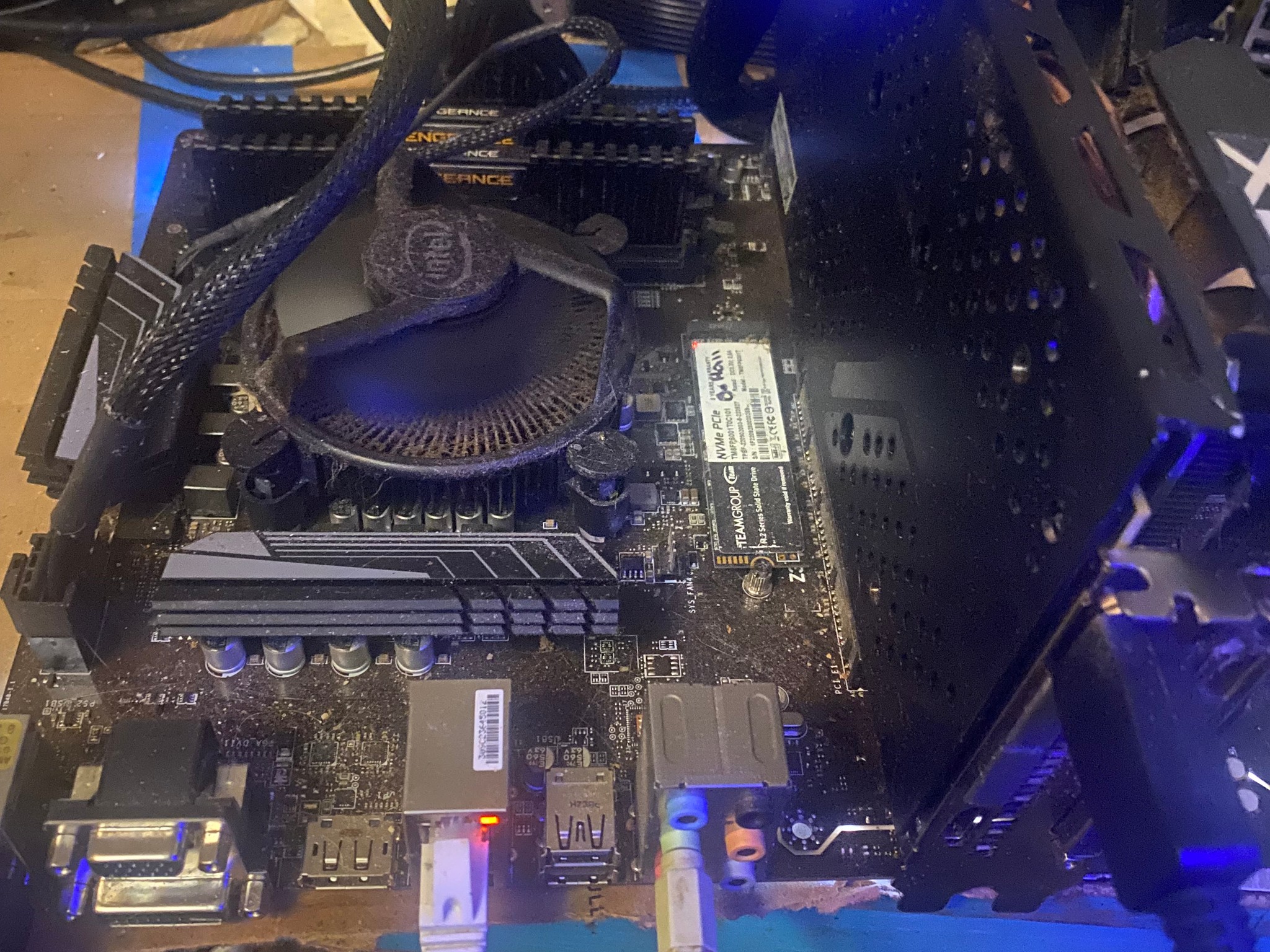 For sale 8th gen intel i7 motherboard combo!