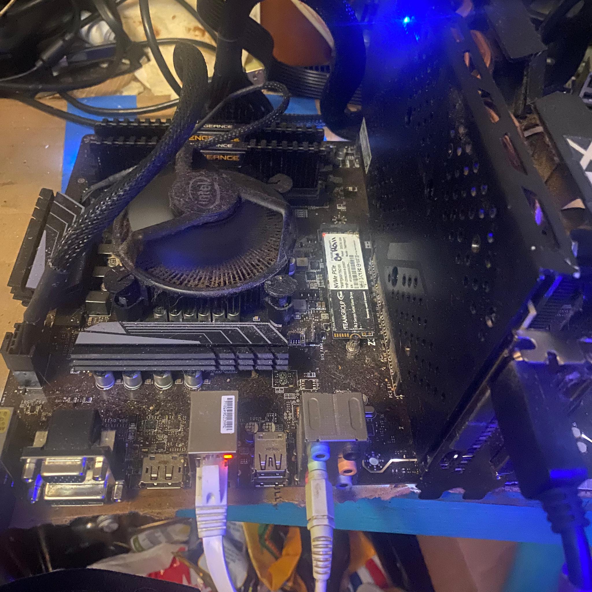 For sale 8th gen intel i7 motherboard combo!
