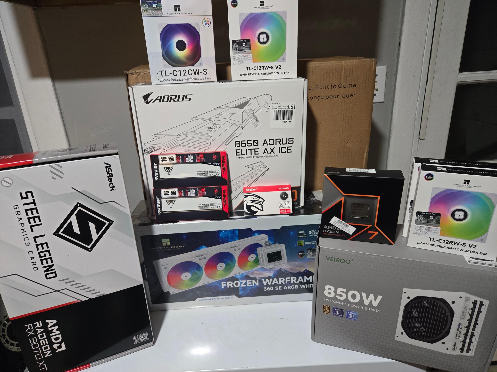 🔥 Custom White Gaming PC – High-End Build – New! 🔥