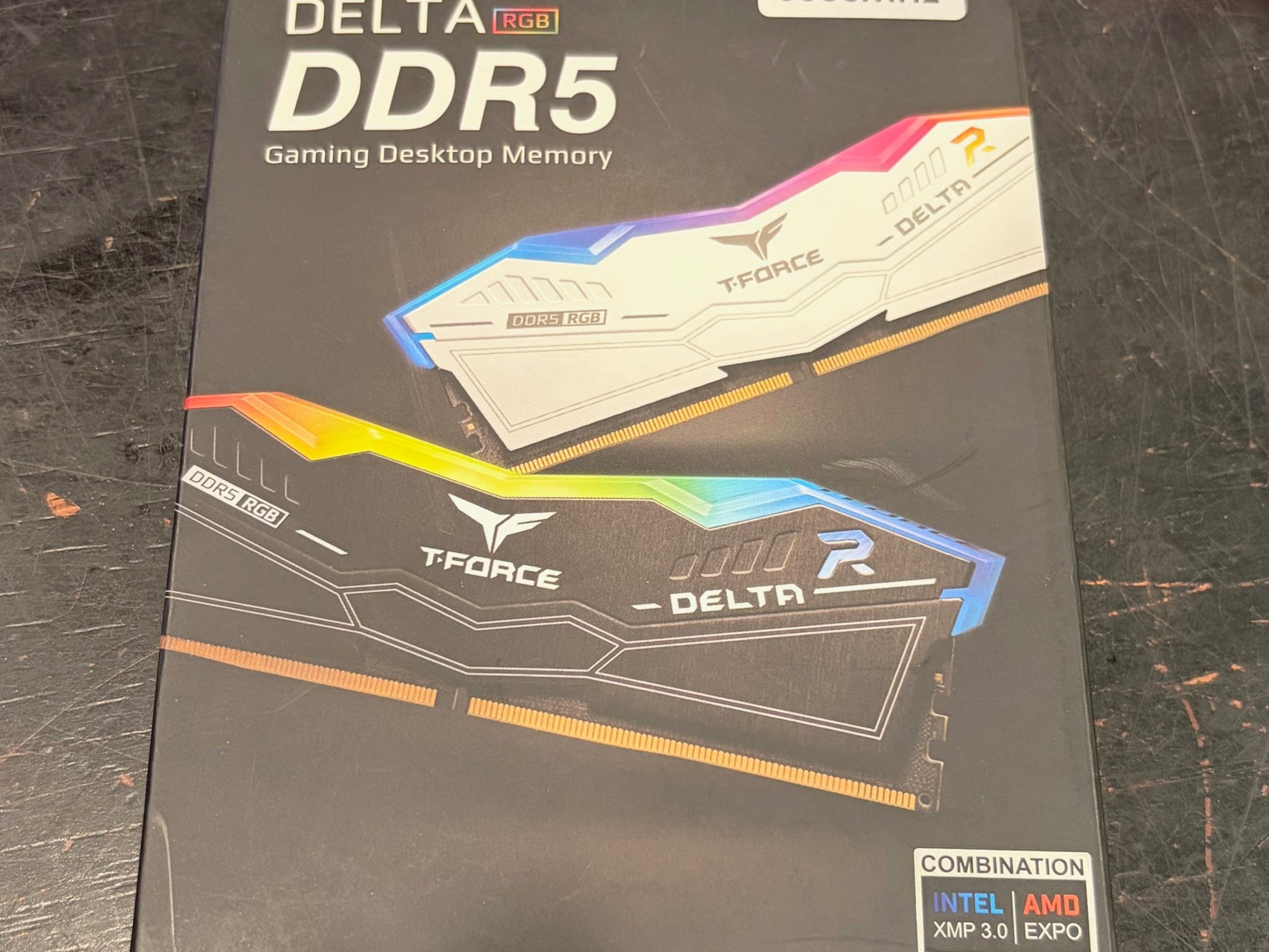 New/Sealed: 16GB (2 x 8GB) T-Force Delta RGB DDR5 6000mhz