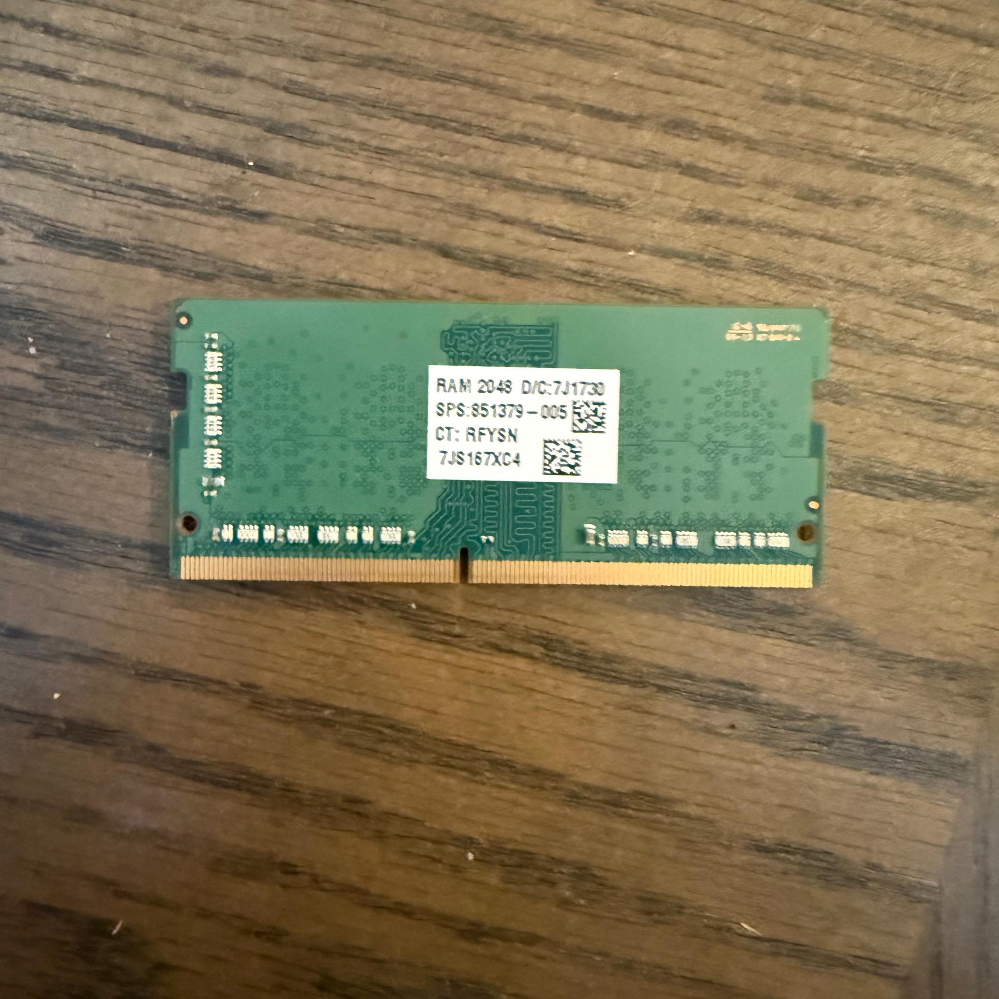2GB DDR4 Laptop RAM