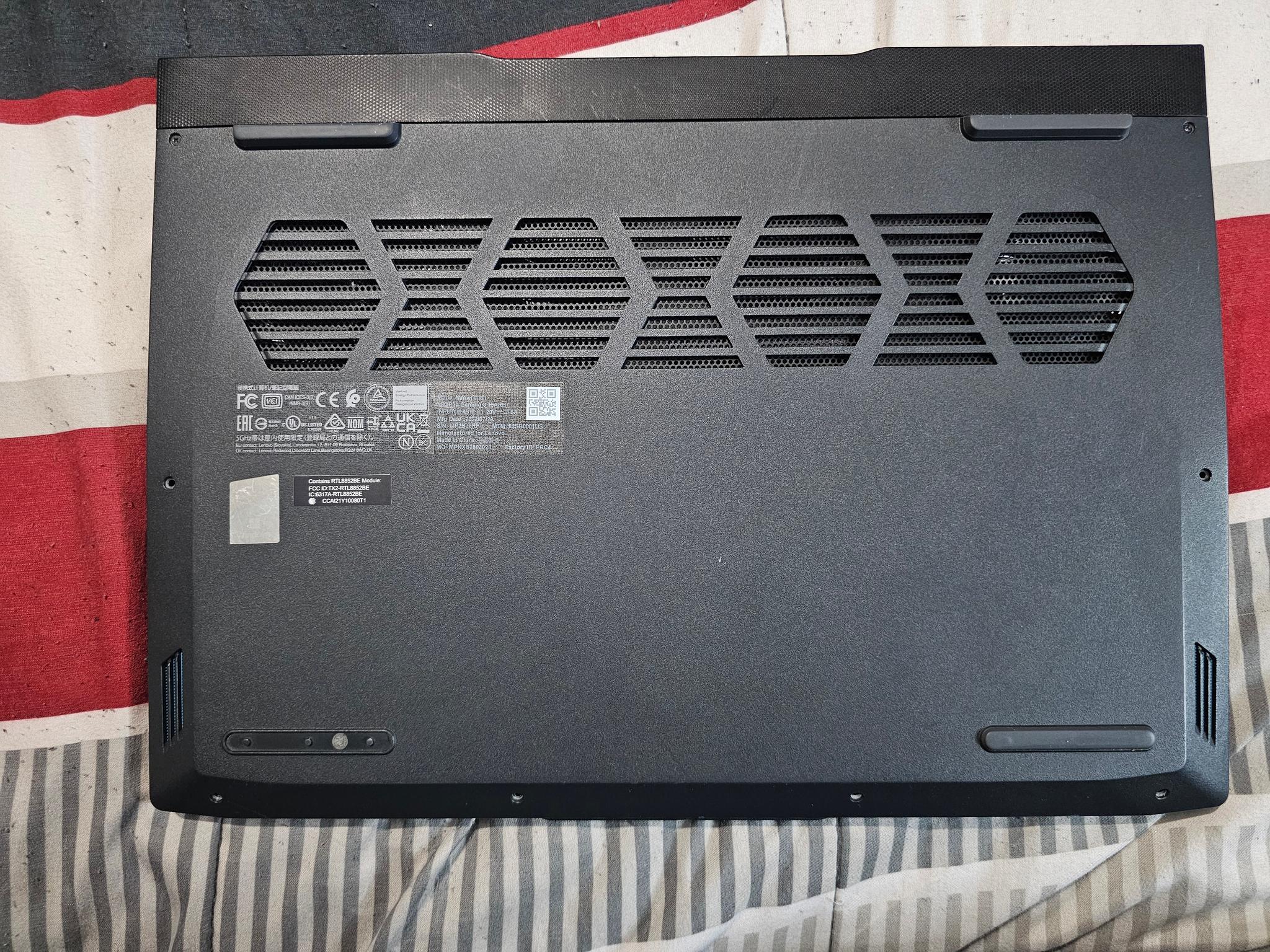 IdeaPad Gaming 3 15ARH7 Gaming Laptop DDR5 Ram