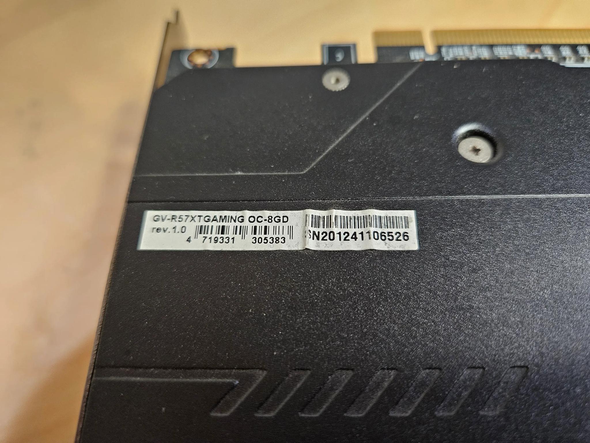 Gigabyte RX 5700 XT GAMING OC 8GB Graphics Card