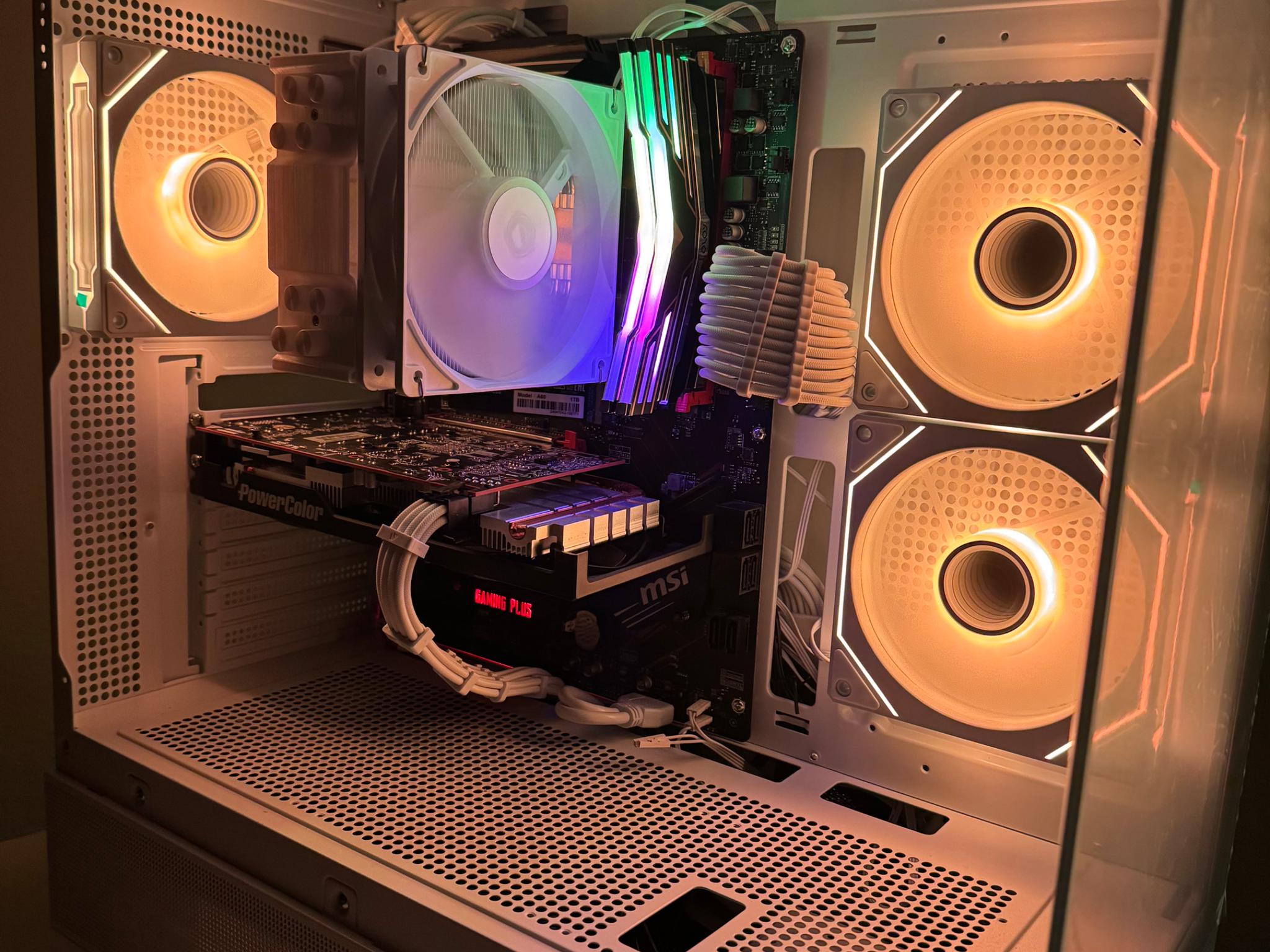 Custom Build Gaming PC. AMD Ryzen 7 3700x. 5500XT 8gb Graphics Card. 16 gb Ram.