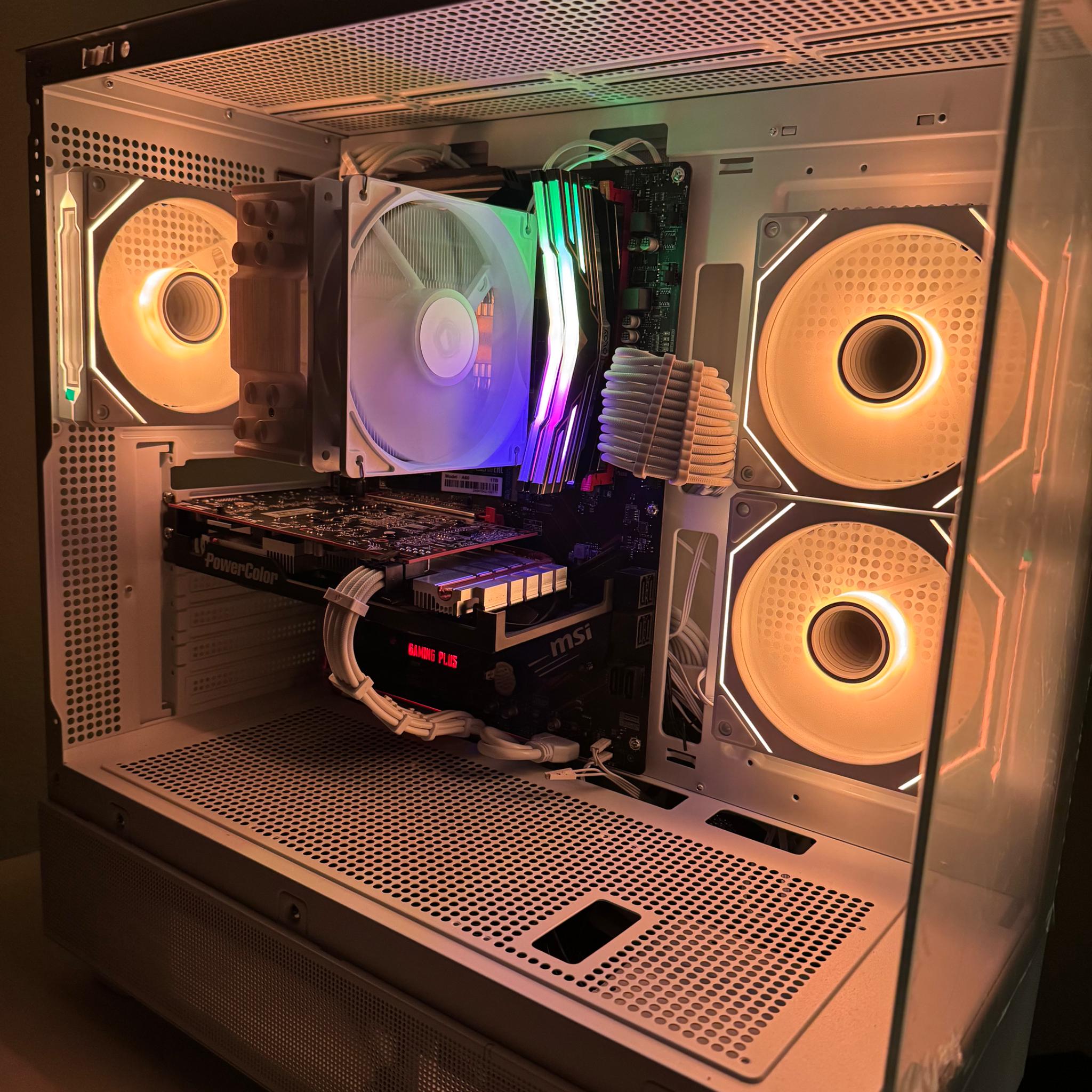 Custom Build Gaming PC. AMD Ryzen 7 3700x. 5500XT 8gb Graphics Card. 16 gb Ram.