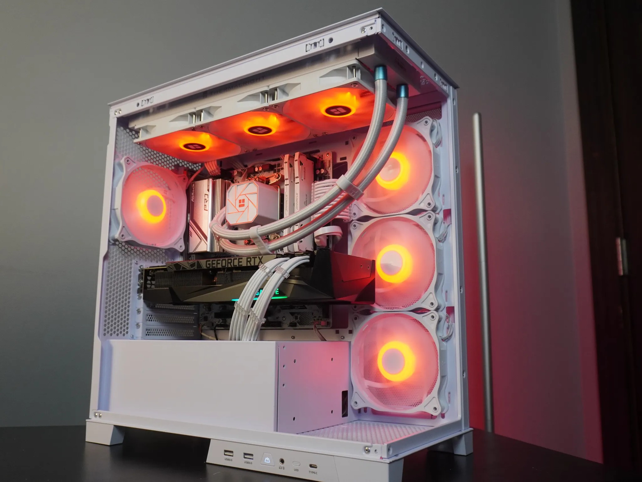 🤍AESTHETIC BEAST🤍 1440p Ready 💚 RTX 3080 10GB 🧡 Ryzen 7 5800x3d | 32GB DDR4 | 1TB NVME | WIFI
