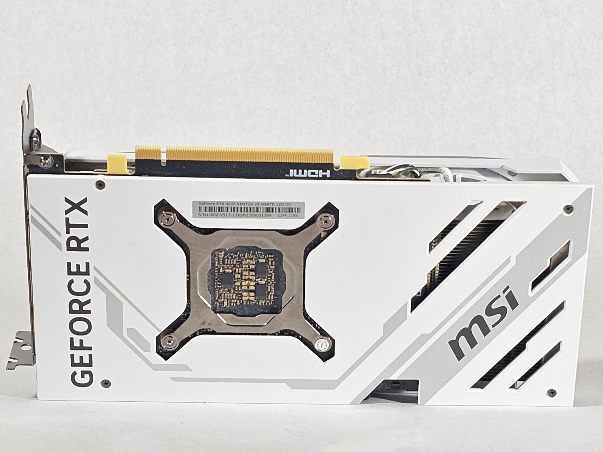 RTX 4070 WHITE MSI 12GB