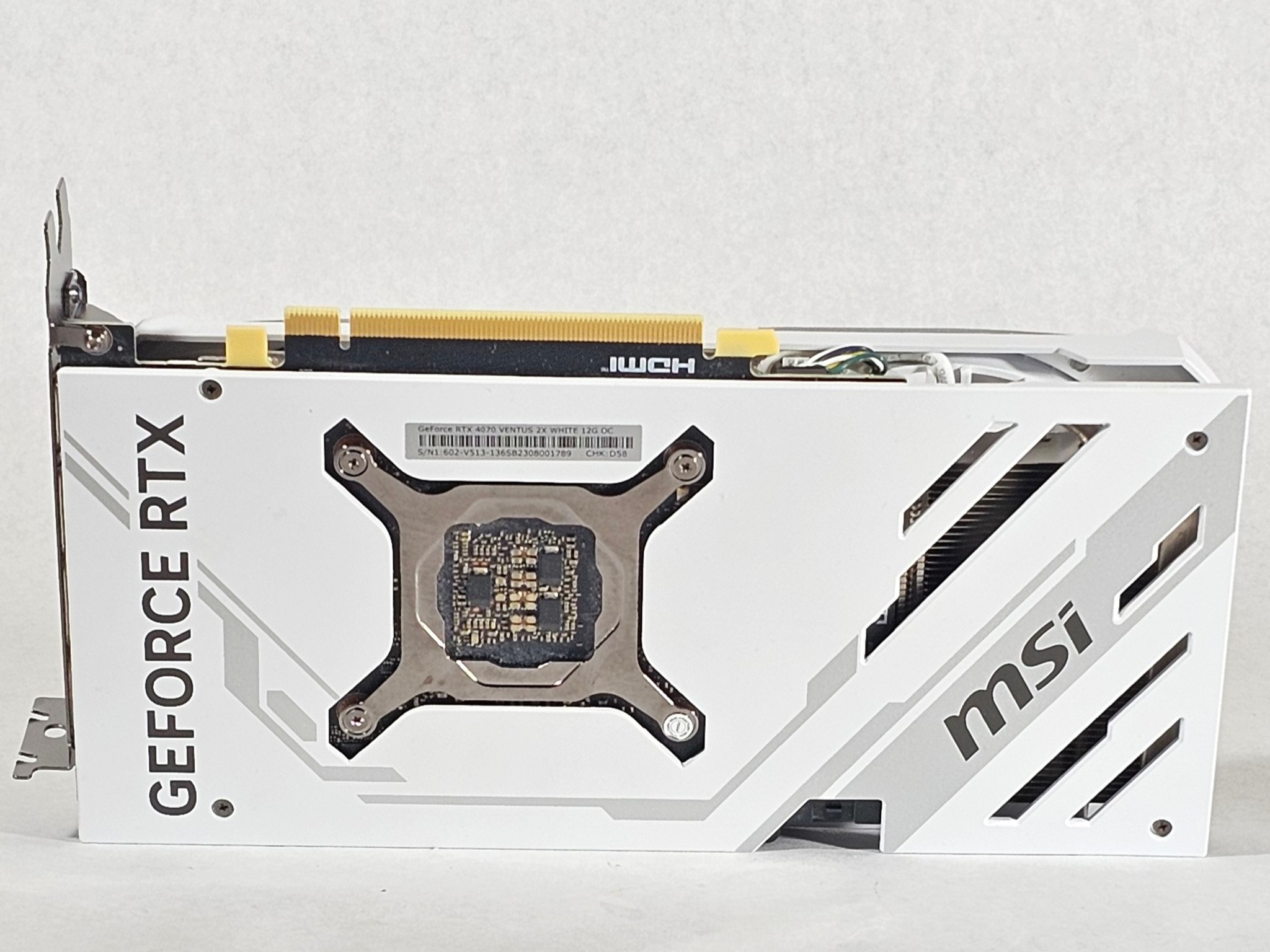 RTX 4070 WHITE MSI 12GB