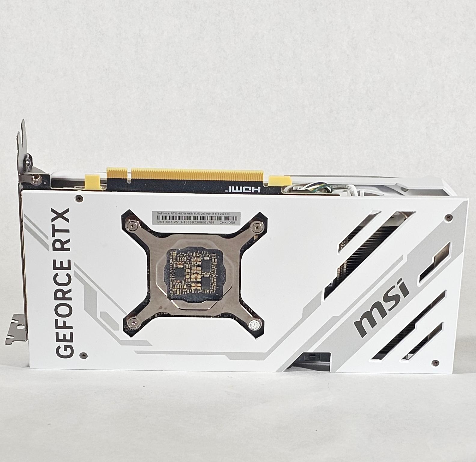 RTX 4070 WHITE MSI 12GB
