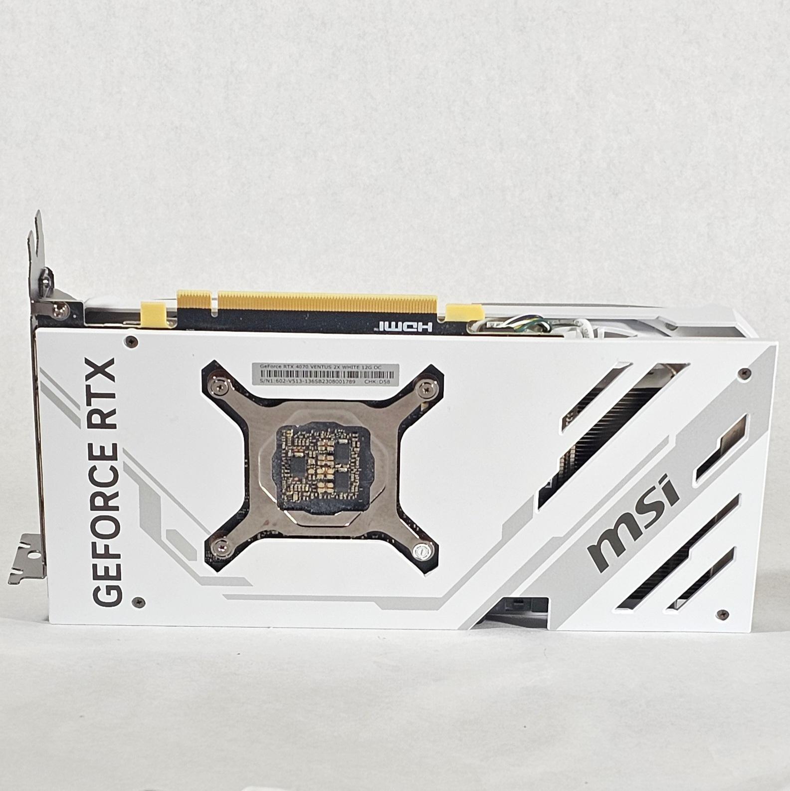 RTX 4070 WHITE MSI 12GB