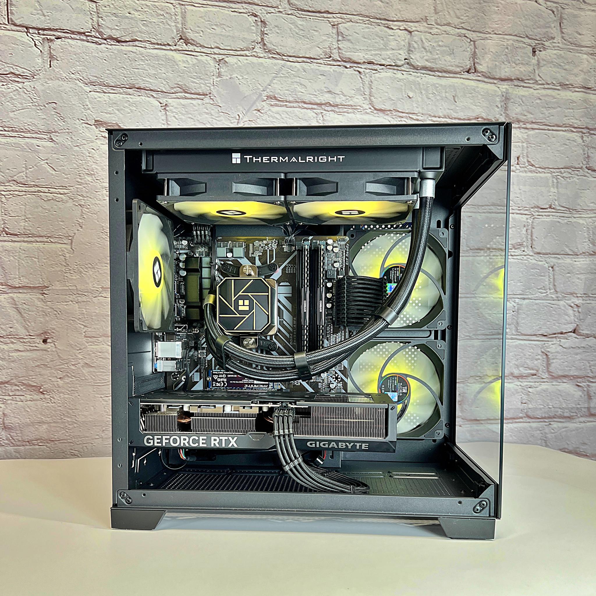Liquid Cooled RTX 4070 Ryzen 5 5600X 32GB RAM 1TB M.2 Win 11 Gaming PC