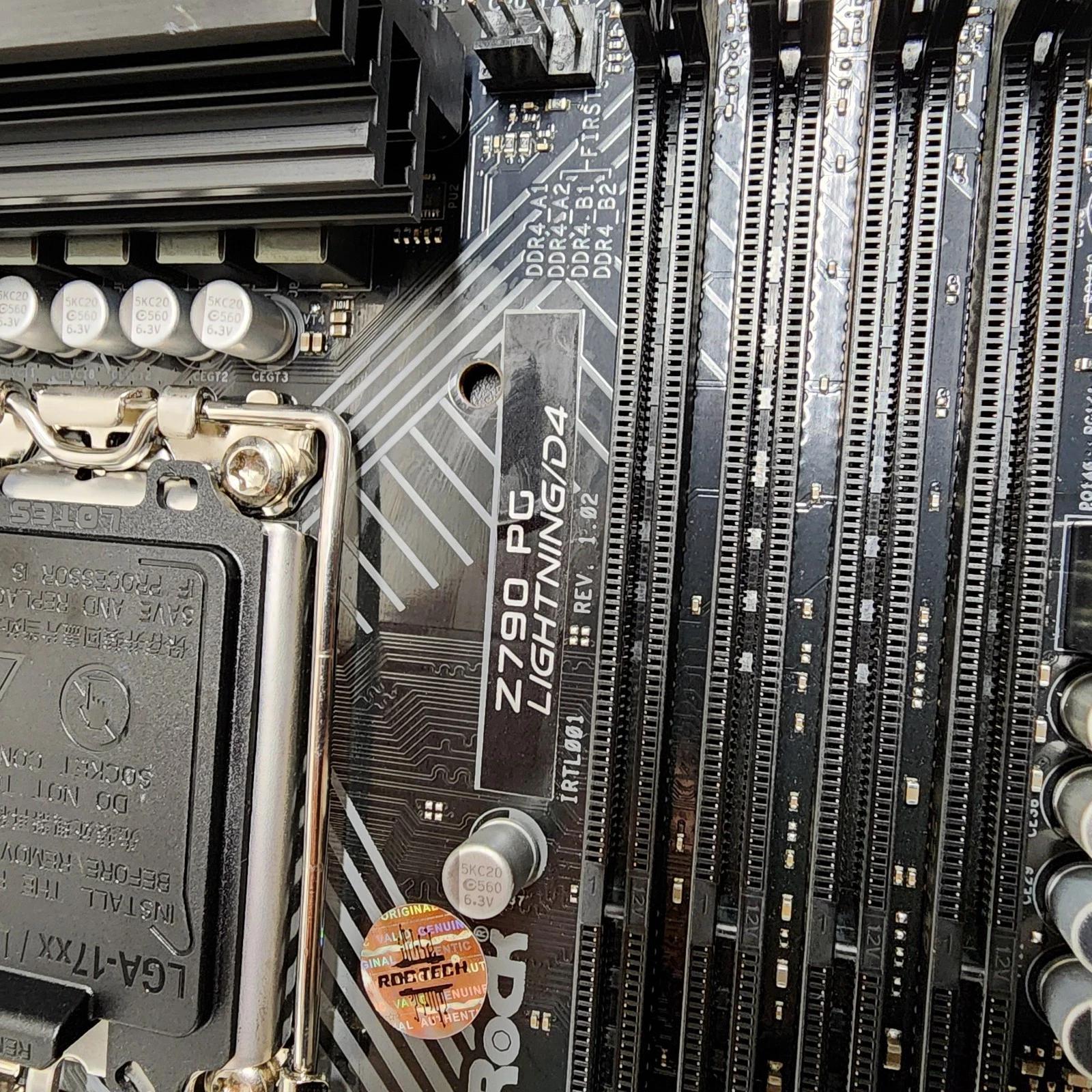 UPDATED BIOS ASRock Z790 PG Lightning/D4 LGA1700 DDR4 ATX Motherboard
