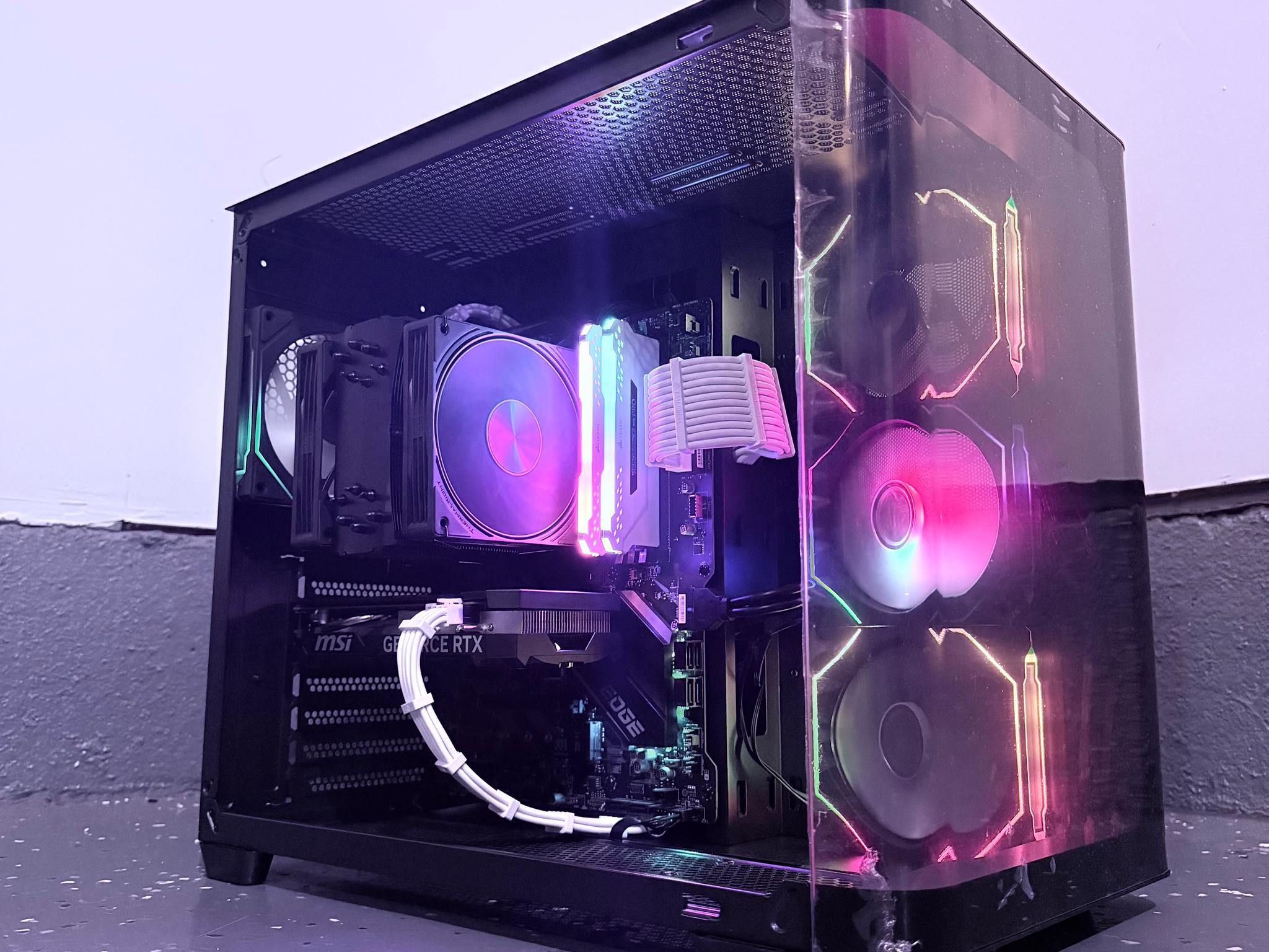 🟣"Violet Phantom"⚫️ | 1080p Gaming | RTX 4060 | i5 10400F | 16GB Ram | 500GB SSD | Free Shipping