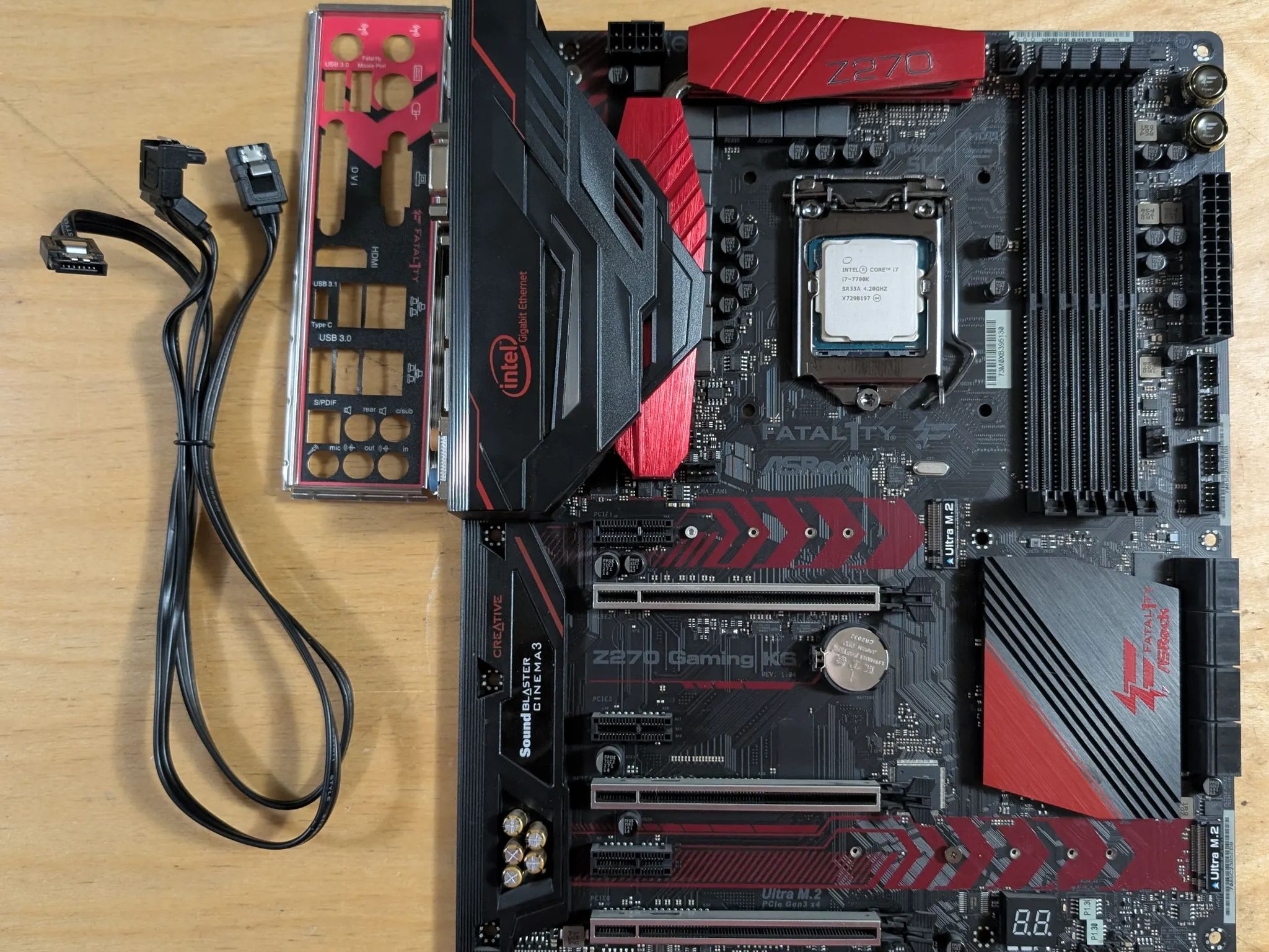 Intel Core i7 7700K + AsRock Z270 Gaming K6