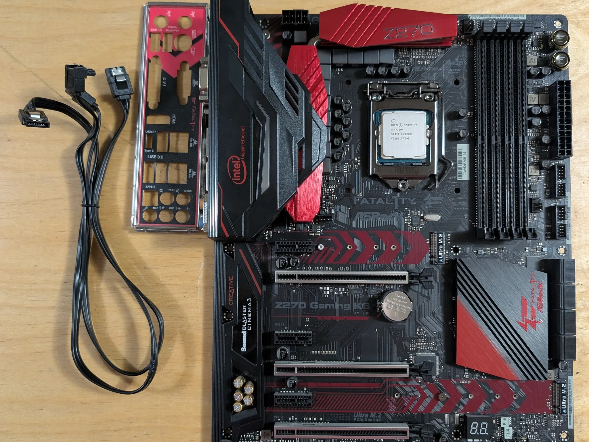 Intel Core i7 7700K + AsRock Z270 Gaming K6