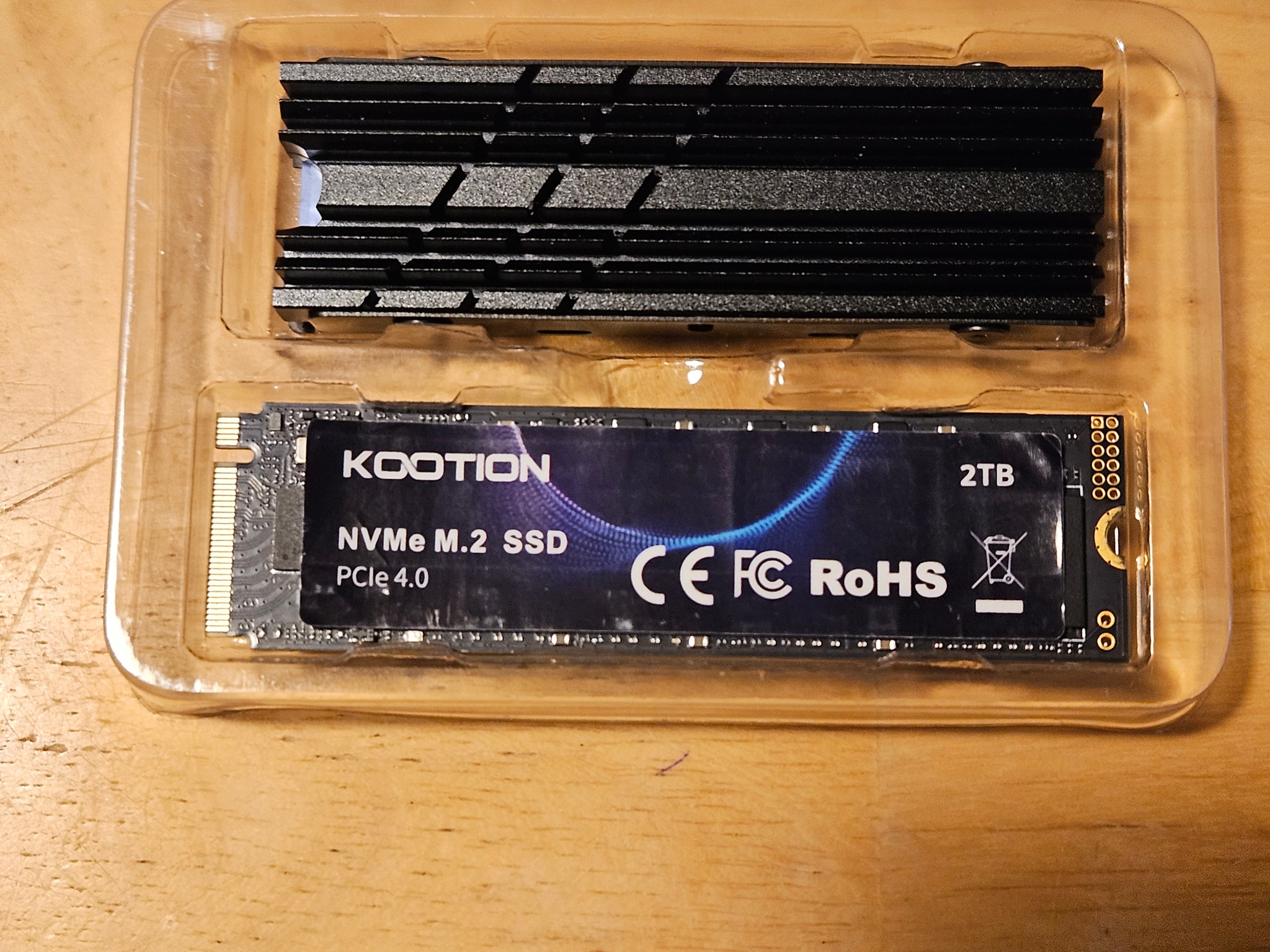 Kootion X 16 Plus 2TB NVME SSD with Heatsink