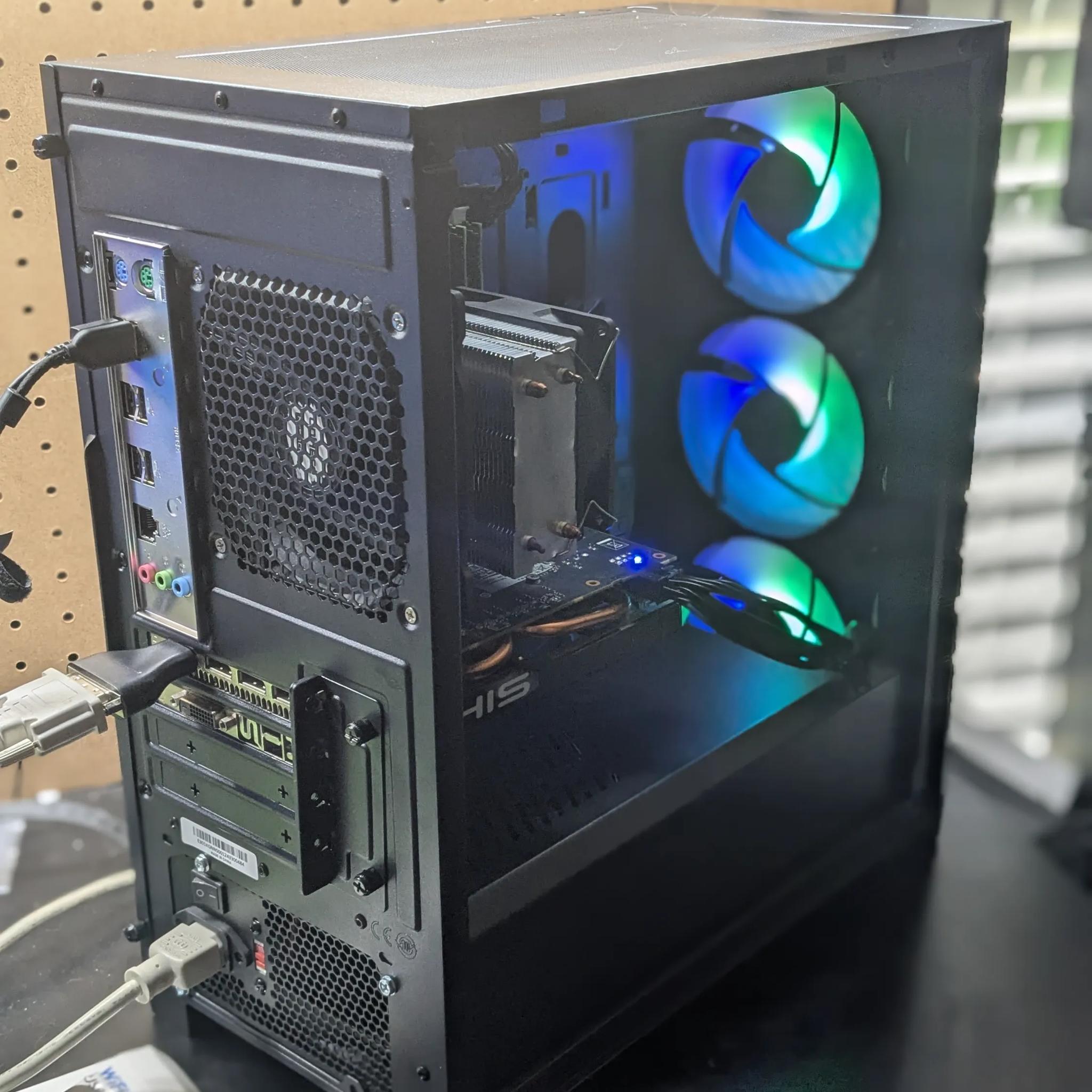 100 FPS Fortnite | 180 Day Warranty | 8 Core Xeon, 16GB RAM, 480GB SSD, RX 570 4GB, RGB, Wifi, Win10
