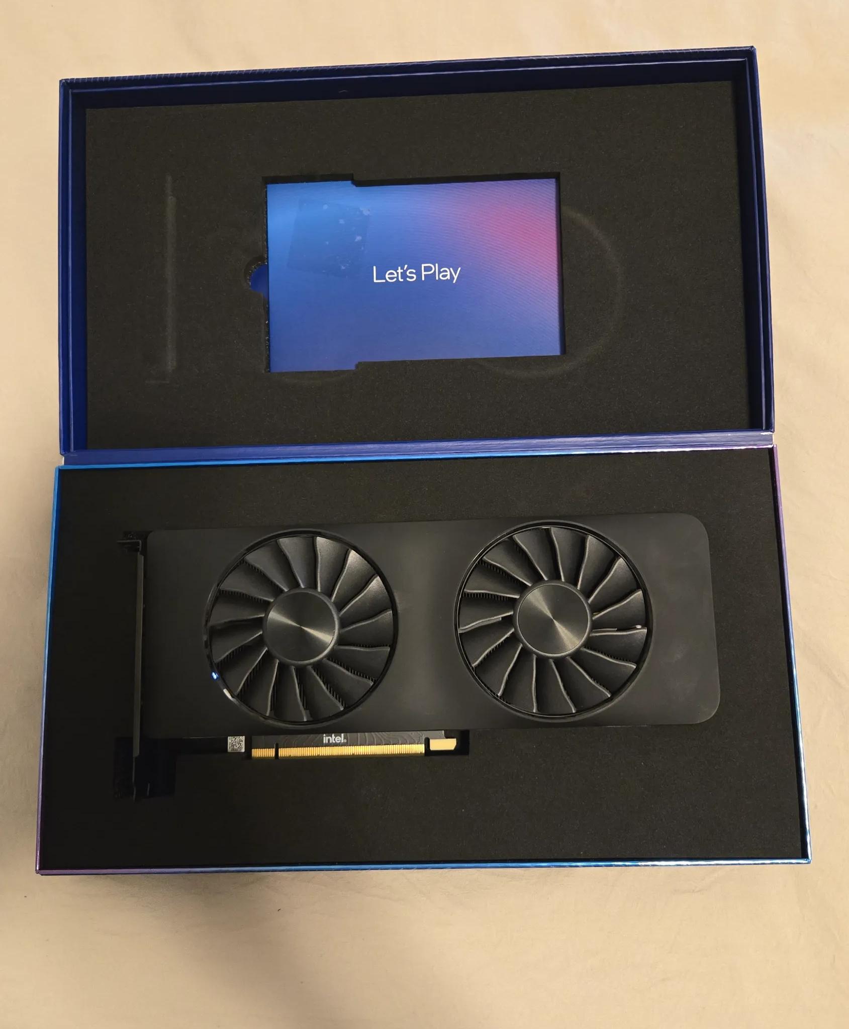 Intel Arc A750. Limited edition! 8gb. Reference Card.