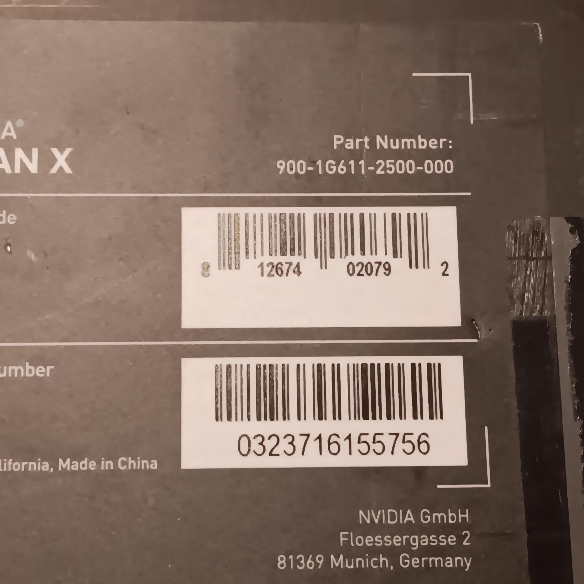 Nvidia Titan X Pascal 12GB *PLEASE READ DESCRIPTION CAREFULLY*