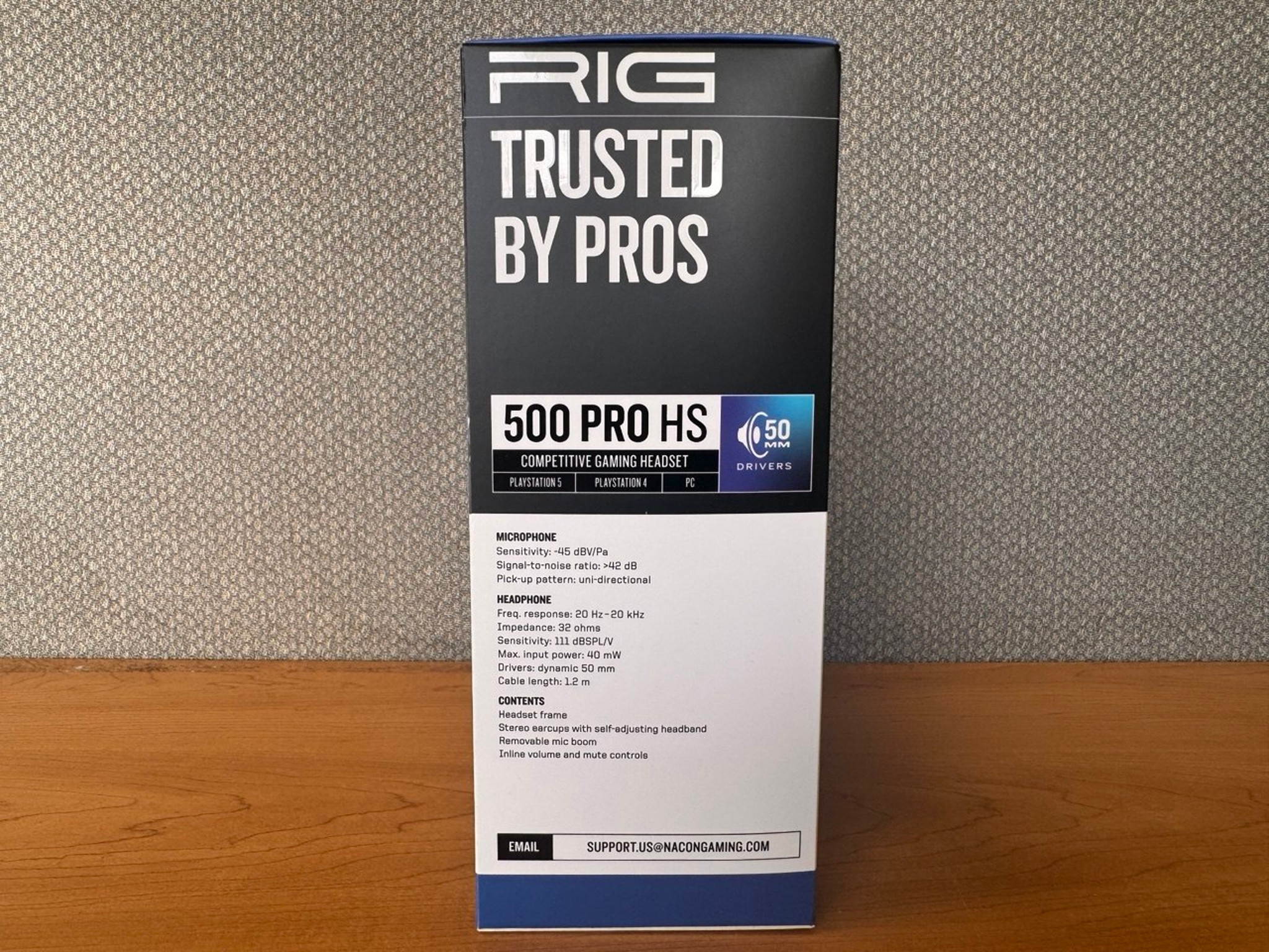 RIG 500 PRO HS GEN 2 Competitive Gaming Wired Headset For Sony PS4 / PS5 / PC