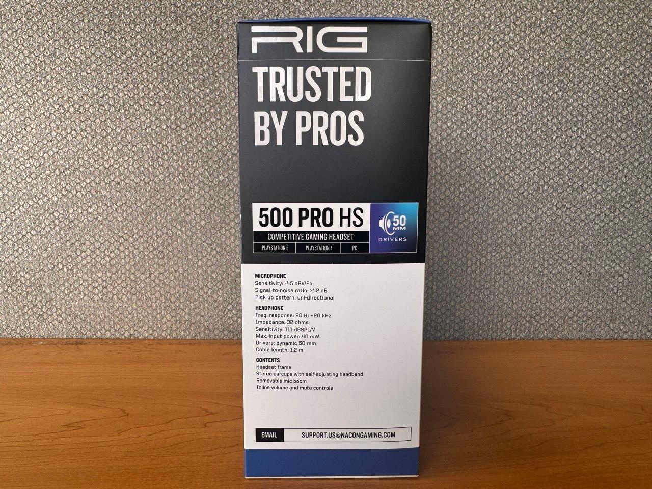 RIG 500 PRO HS GEN 2 Competitive Gaming Wired Headset For Sony PS4 / PS5 / PC