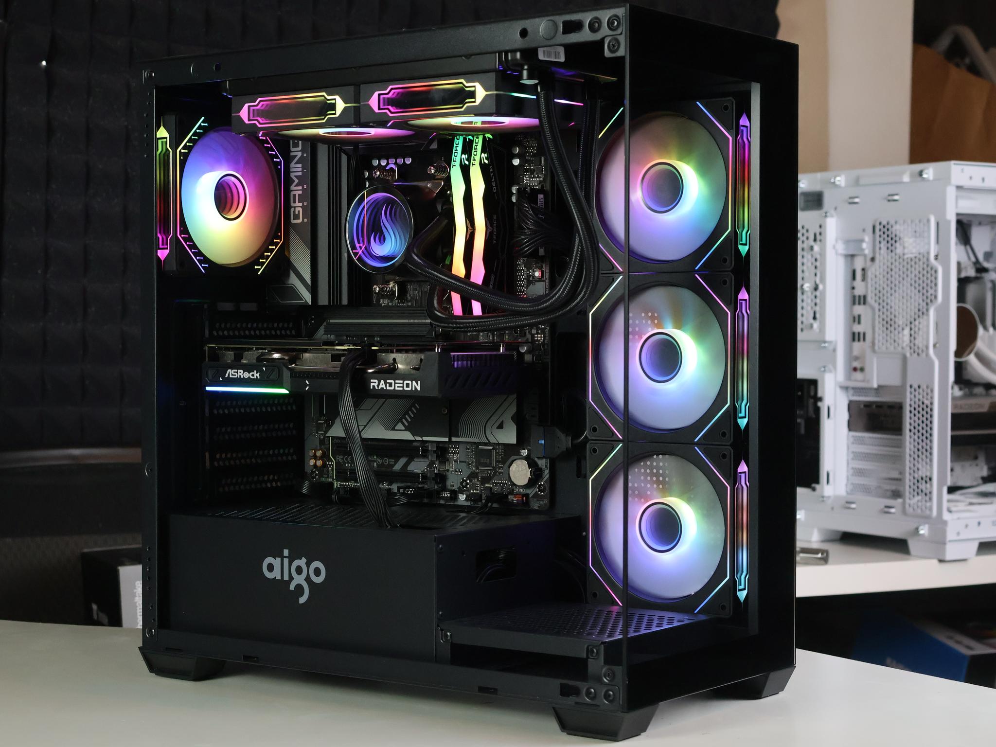 ⚫ Ryzen 7 7700/RX 9060XT 16GB Gaming/Streaming PC ⚫