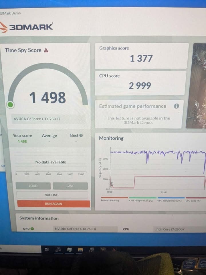 60 FPS Fortnite | i7-2600K, 16GB RAM, 480GB SSD, GTX 750 Ti, Win10, WiFi