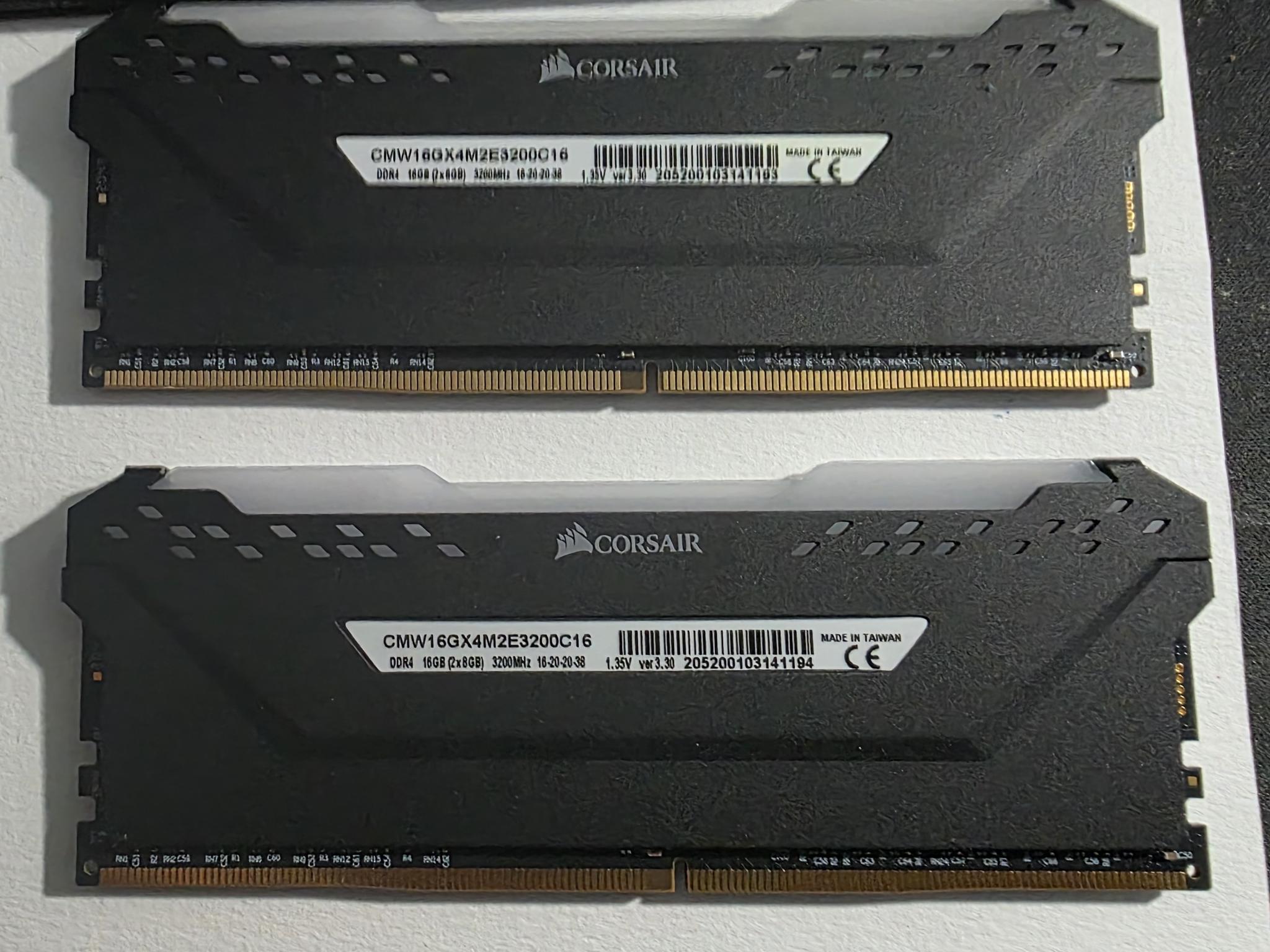 Used Corsair DDR4 16GB