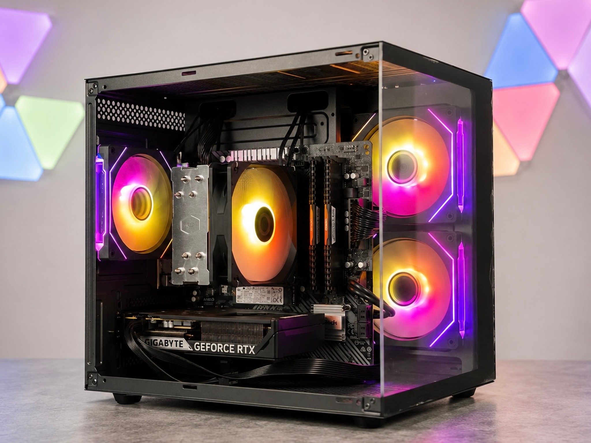 🟠🟣 HORIZON Gaming PC | RTX 5060 | Ryzen 5 5500 | 16GB RAM | 1TB NVME | WiFi and Bluetooth