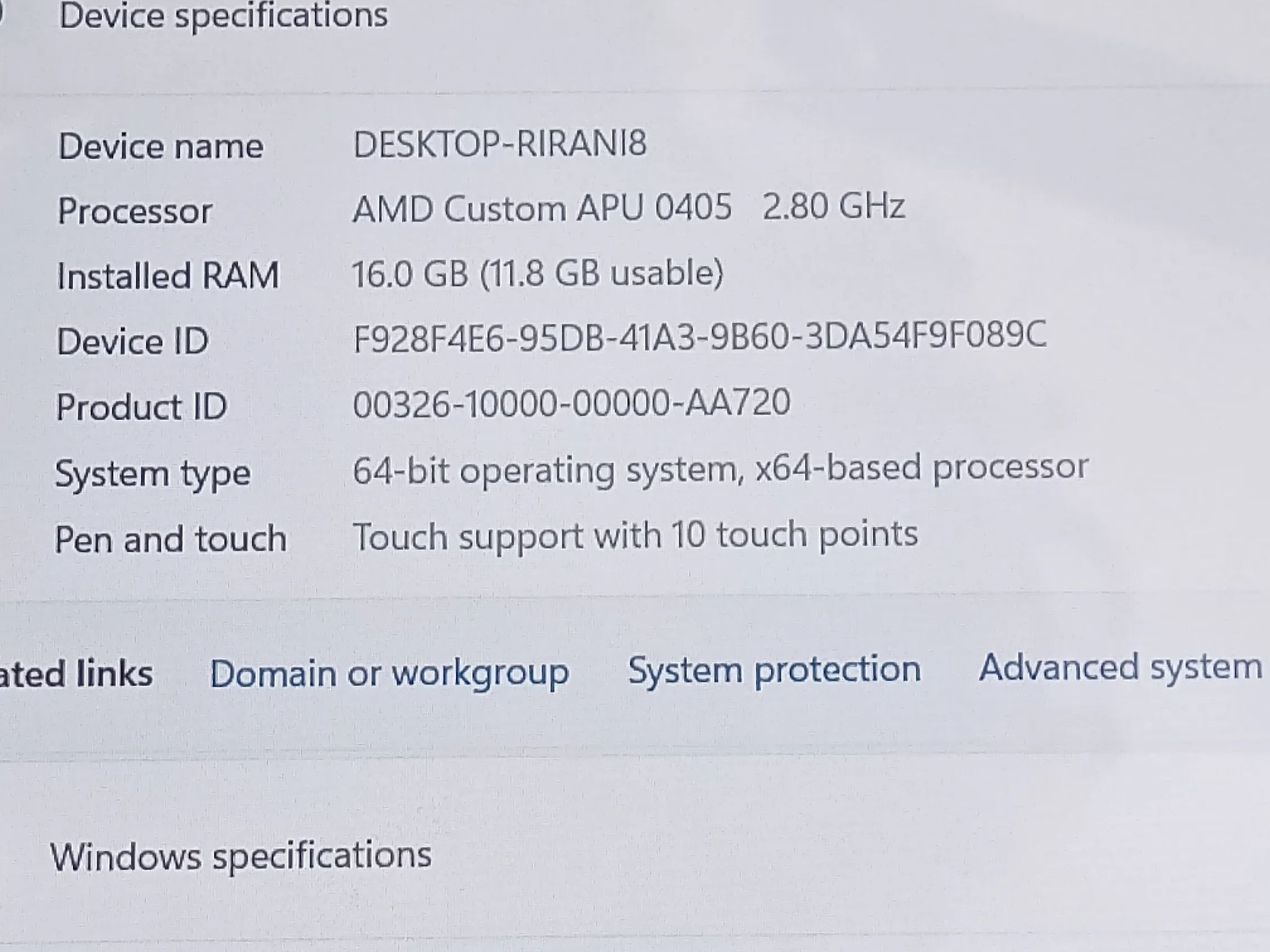 Windows 10 swapped 256GB LCD Steam Deck