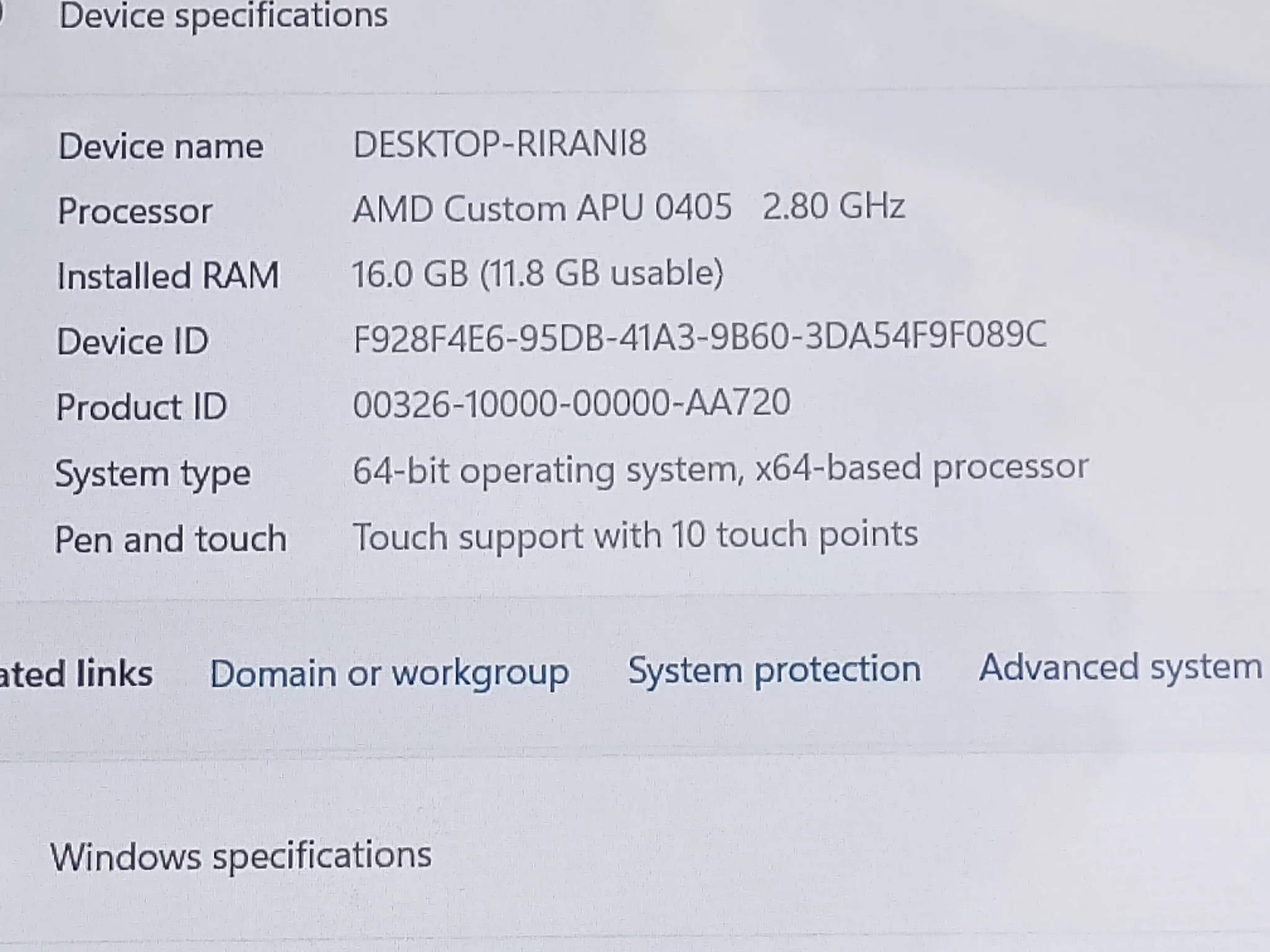 Windows 10 swapped 256GB LCD Steam Deck