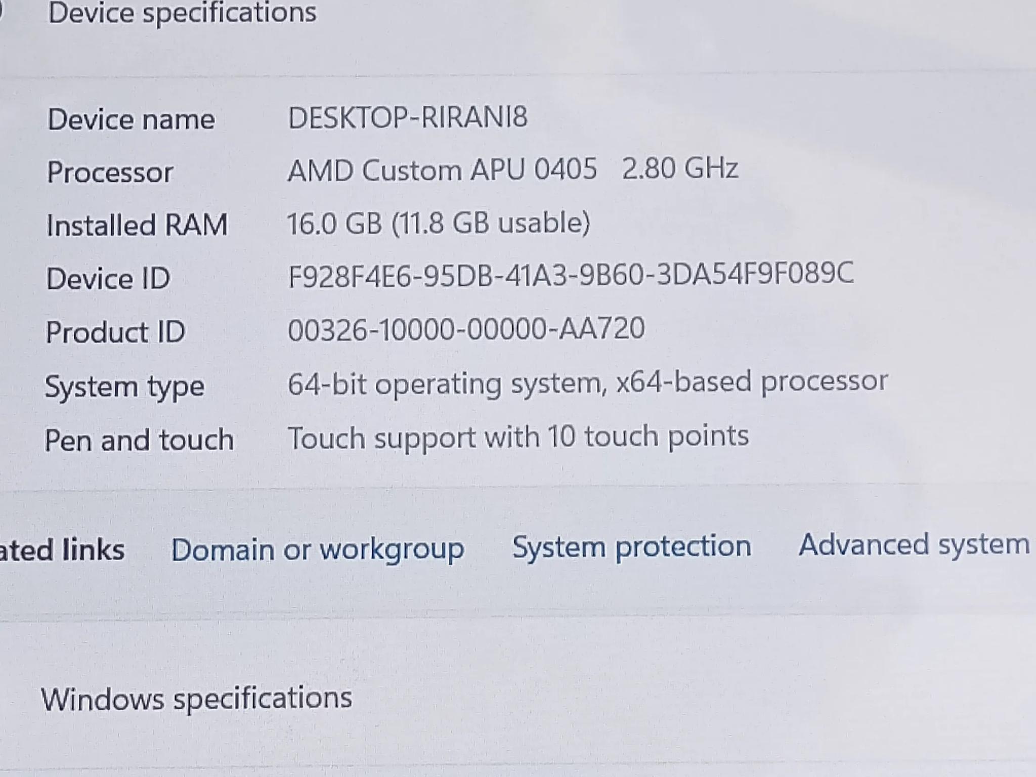 Windows 10 swapped 256GB LCD Steam Deck