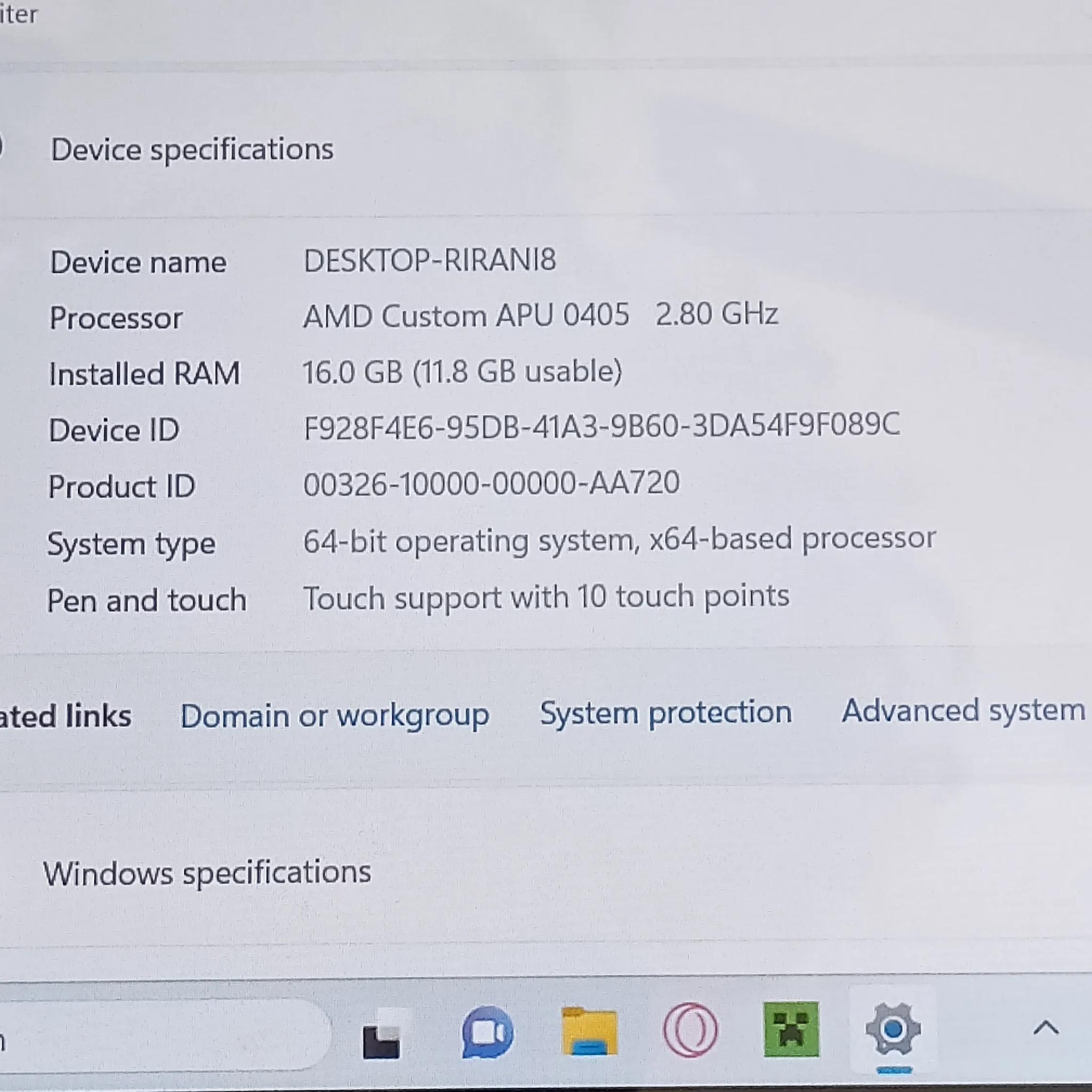 Windows 10 swapped 256GB LCD Steam Deck