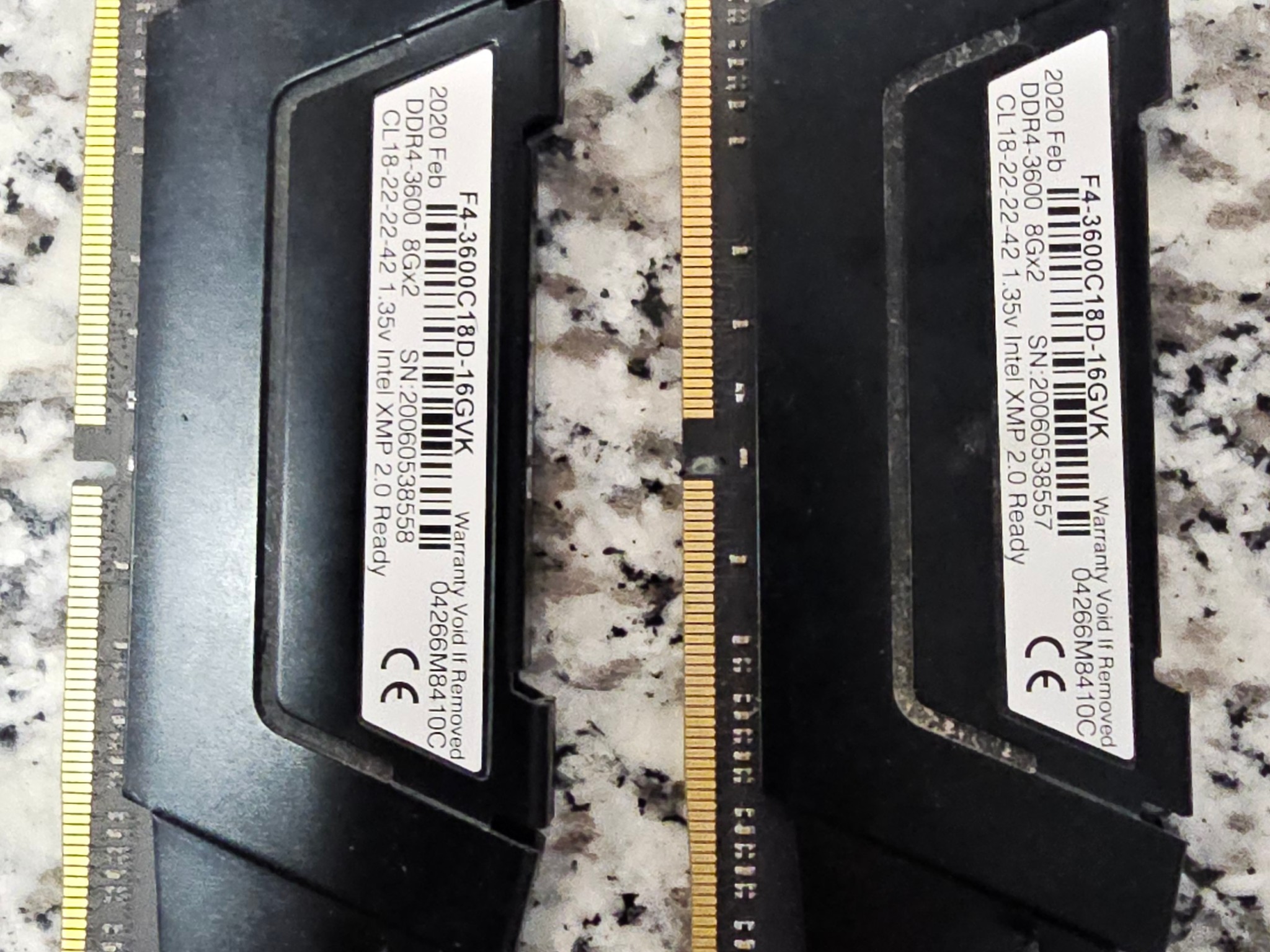 G.Skill Ripjaws (2x8) 16gb DDR4 3600mhz CL18