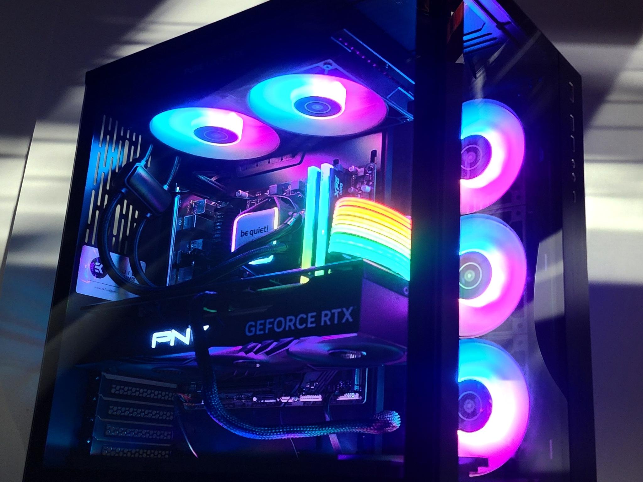 Gaming PC Ryzen 7 9800X3D 32GB RAM 1TB SSD RTX 4080 SUPER 16GB Win11 Computer