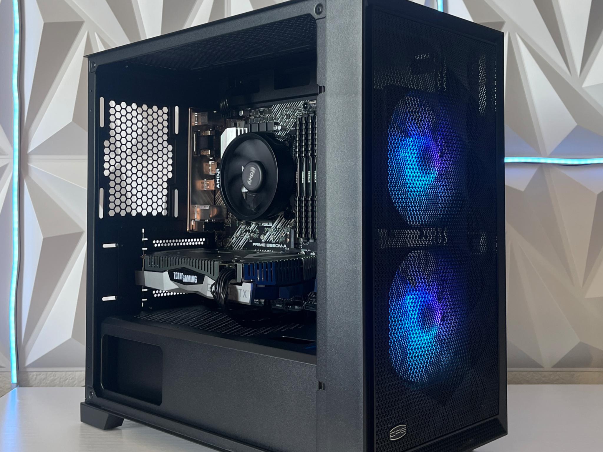 RTX 2060 SUPER 8GB, Ryzen 7 2700X, 16GB RAM | Black RGB Gaming Computer/PC
