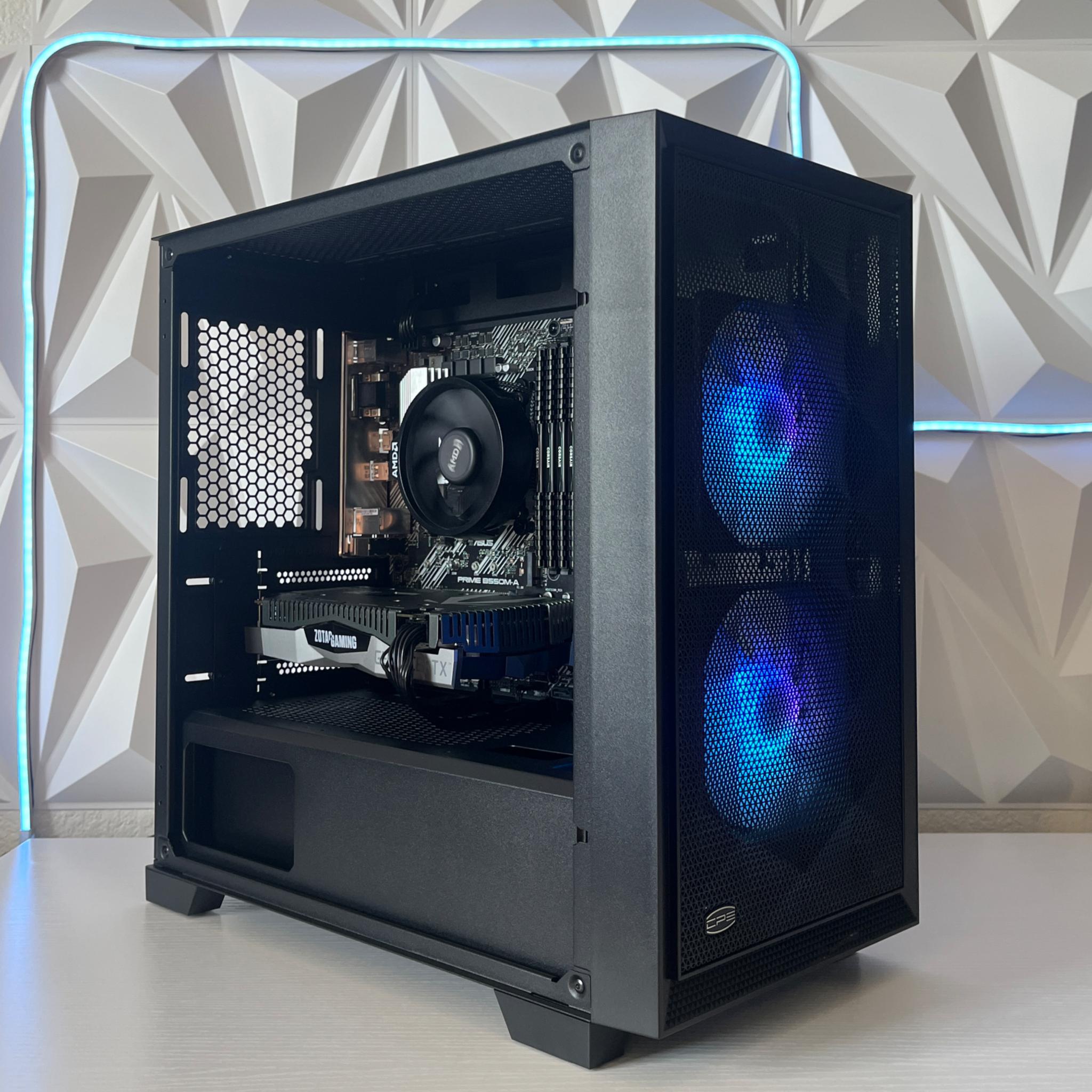 RTX 2060 SUPER 8GB, Ryzen 7 2700X, 16GB RAM | Black RGB Gaming Computer/PC
