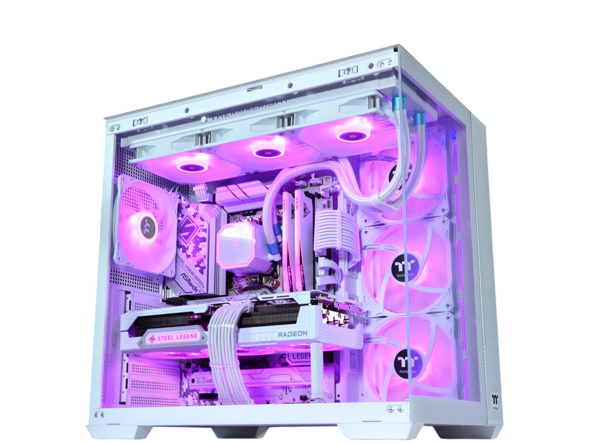 🏞️☁️Liquid Cooled Gaming PC❄️AMD RX 7900 GRE 16GB❄️AMD Ryzen 7 5800❄️32GB DDR4❄️1TB SSD
