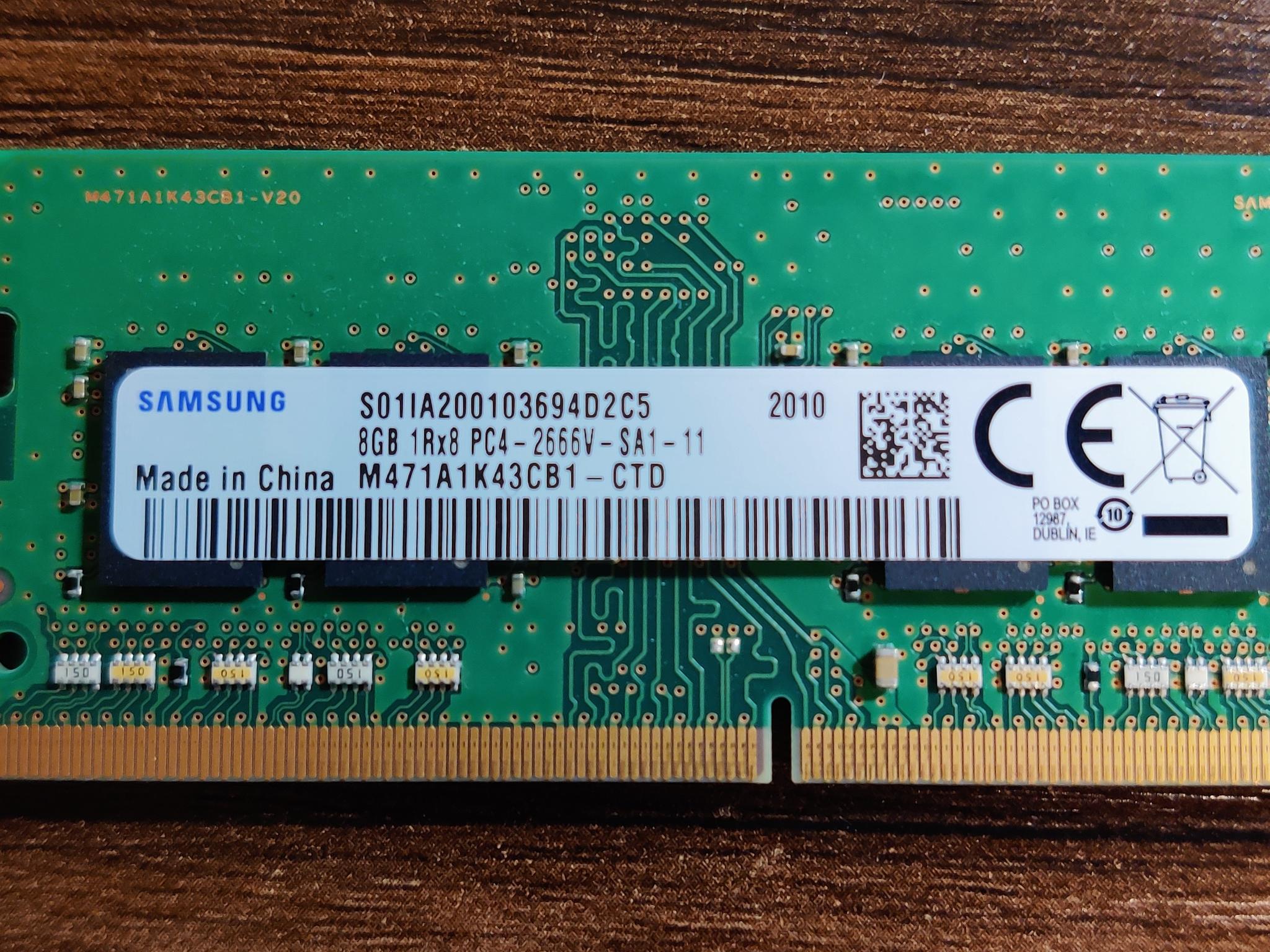 8GB DDR4 SO-DIMM Laptop Memory