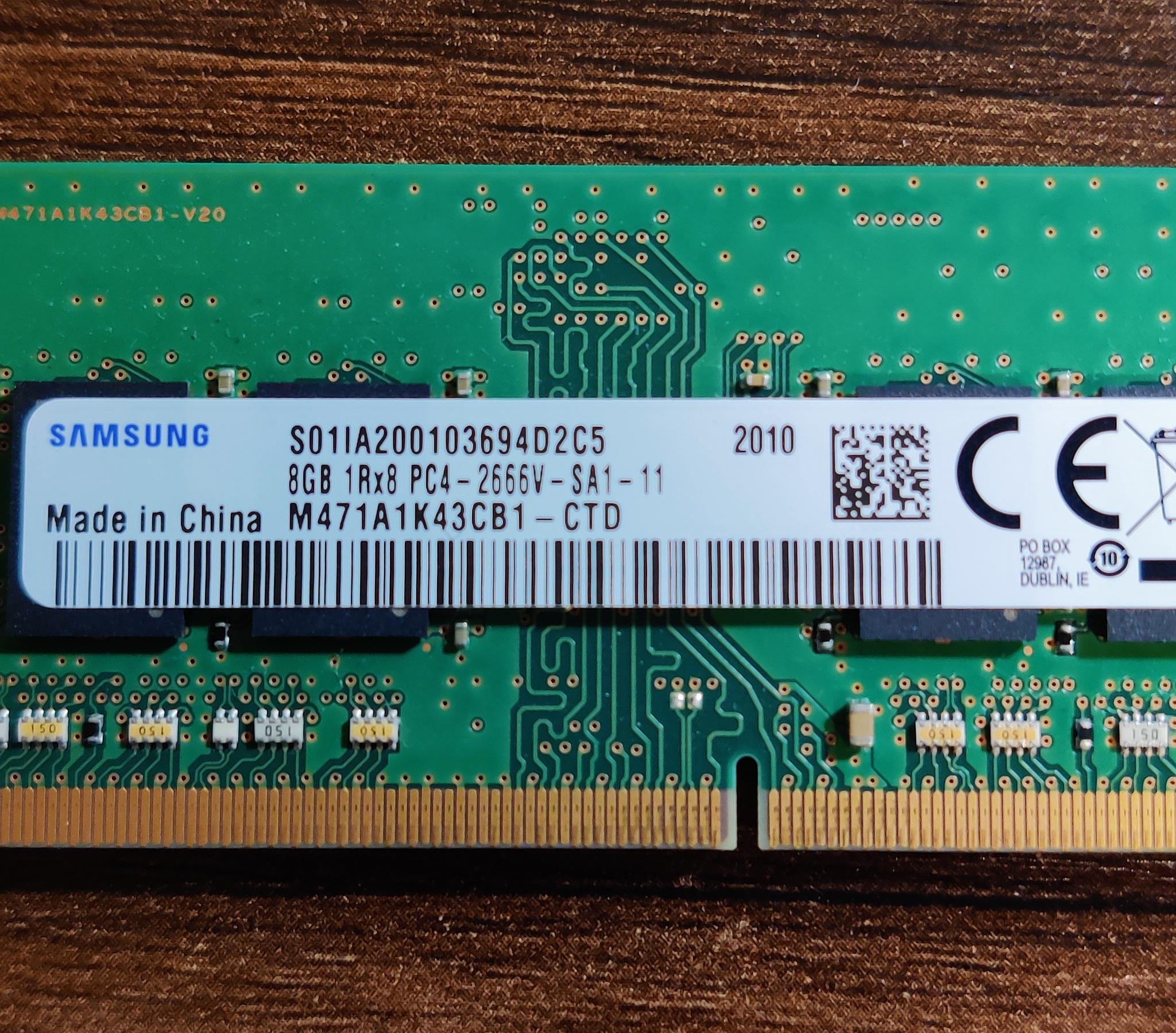 8GB DDR4 SO-DIMM Laptop Memory