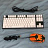 HyperX Bundle (TKL Keyboard With Aqua Tactile, Extra Keycaps, & Wired PulseFire Haste 2 Mouse)
