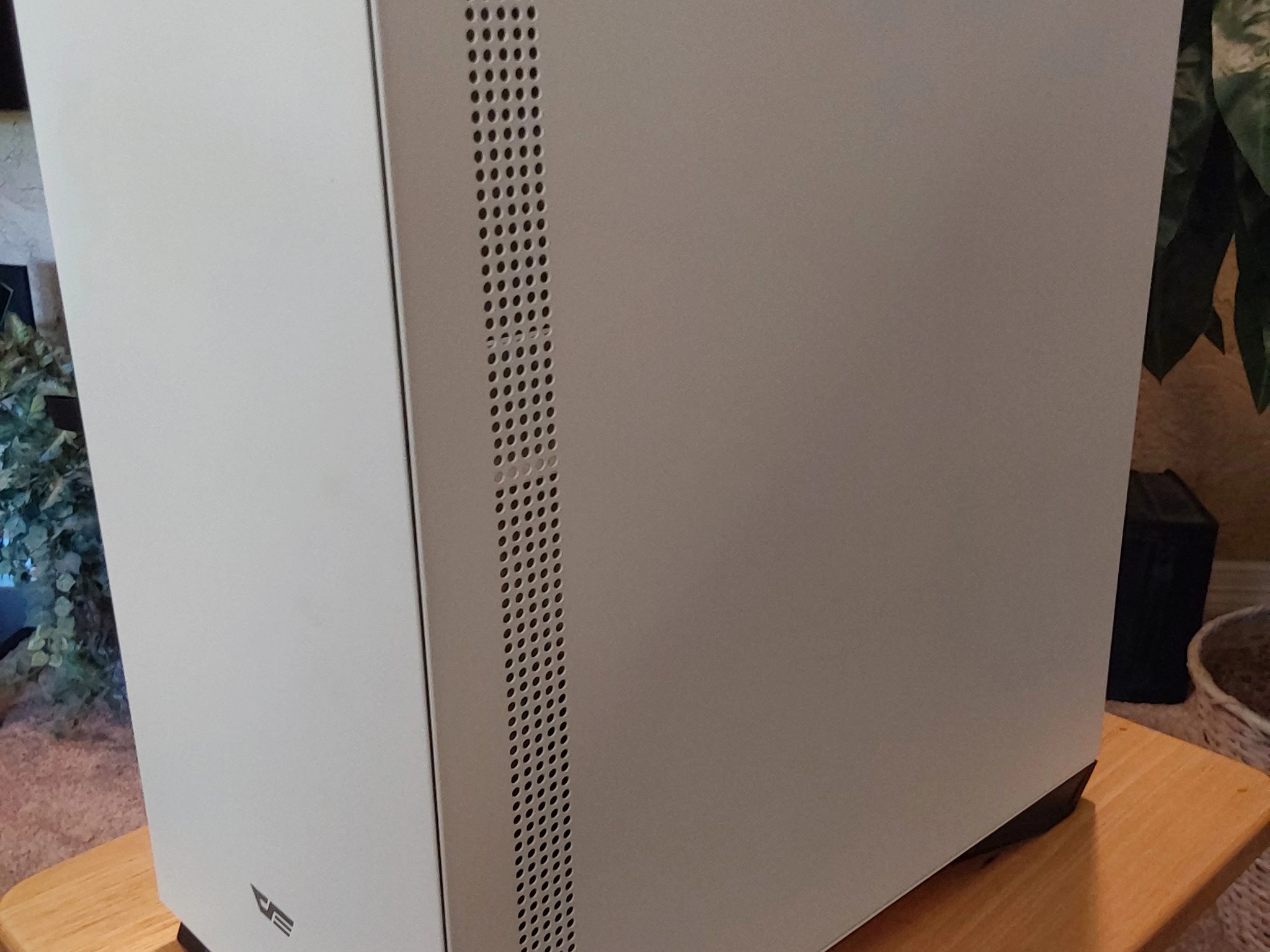 darkFlash DLM 22 White MicroATX Mini Tower Computer Case with Tempered Glass Side Door