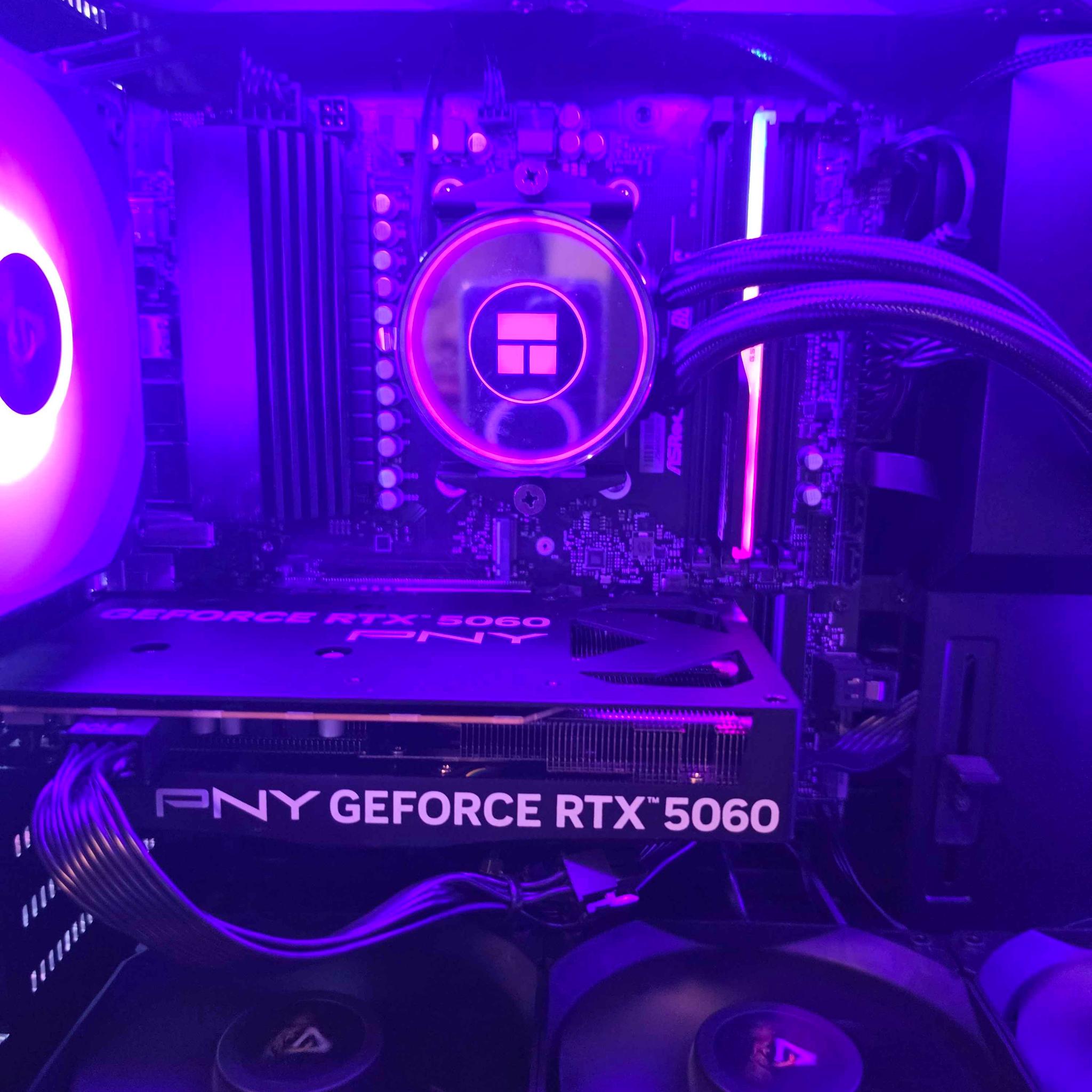 GeForce RTX 5060 Custom Gaming PC - Ryzen 7 7700X, 1TB SSD