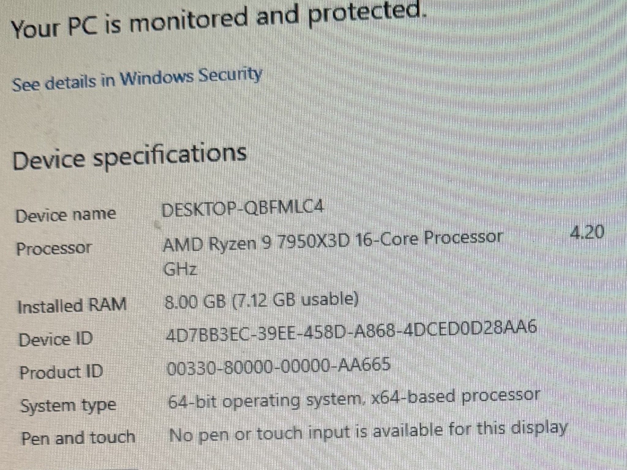 Copy of AMD ryzen 7950x3d