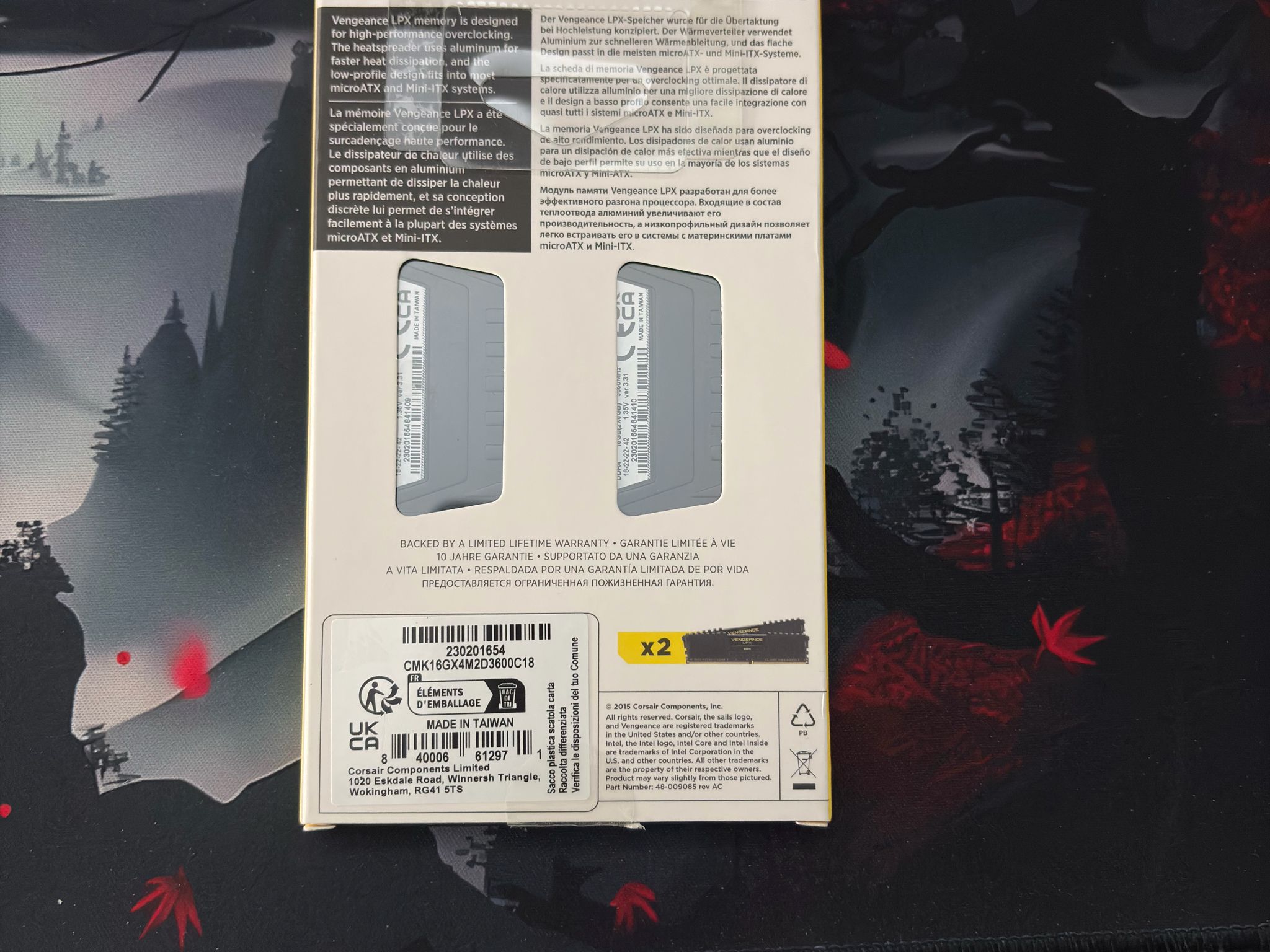 Corsair Vengeance LPX 16GB (2x8GB) 3600MHz DIMM
