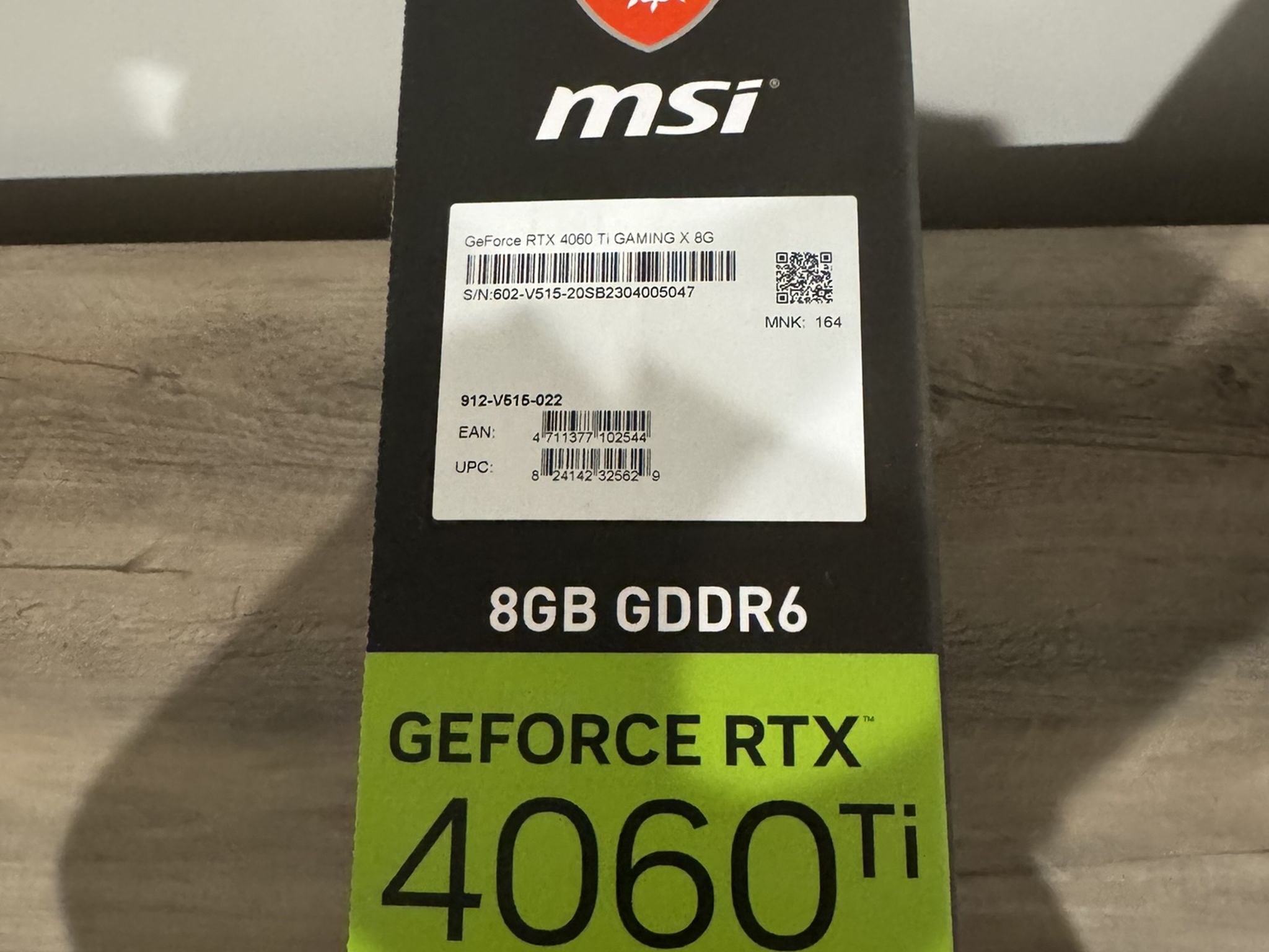 MSI RTX 4060 Ti Gaming X